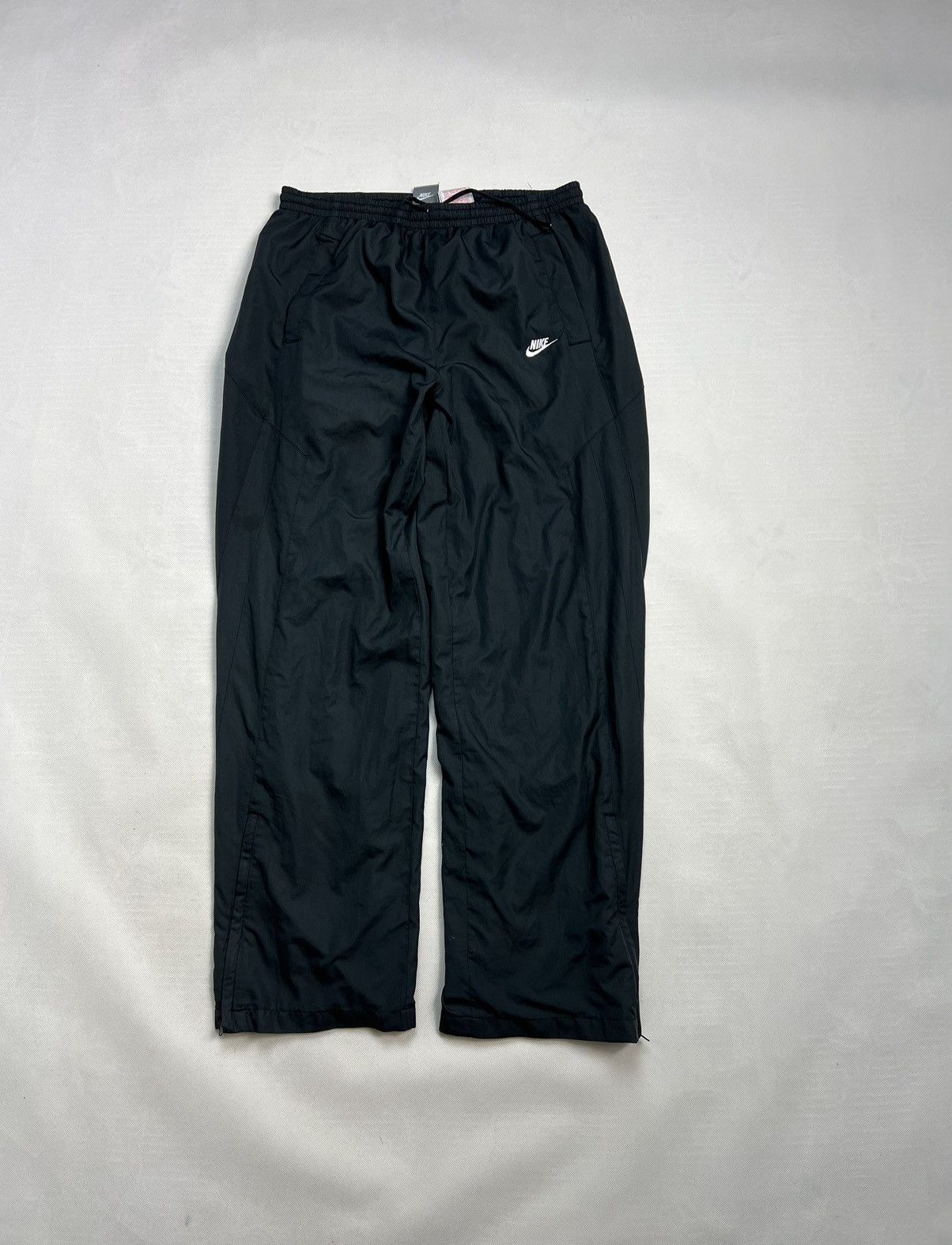 Nike × Vintage Baggy Pants Nike small logo black y2k 00’s vintage Size US 34 / EU 50 - 1 Thumbnail