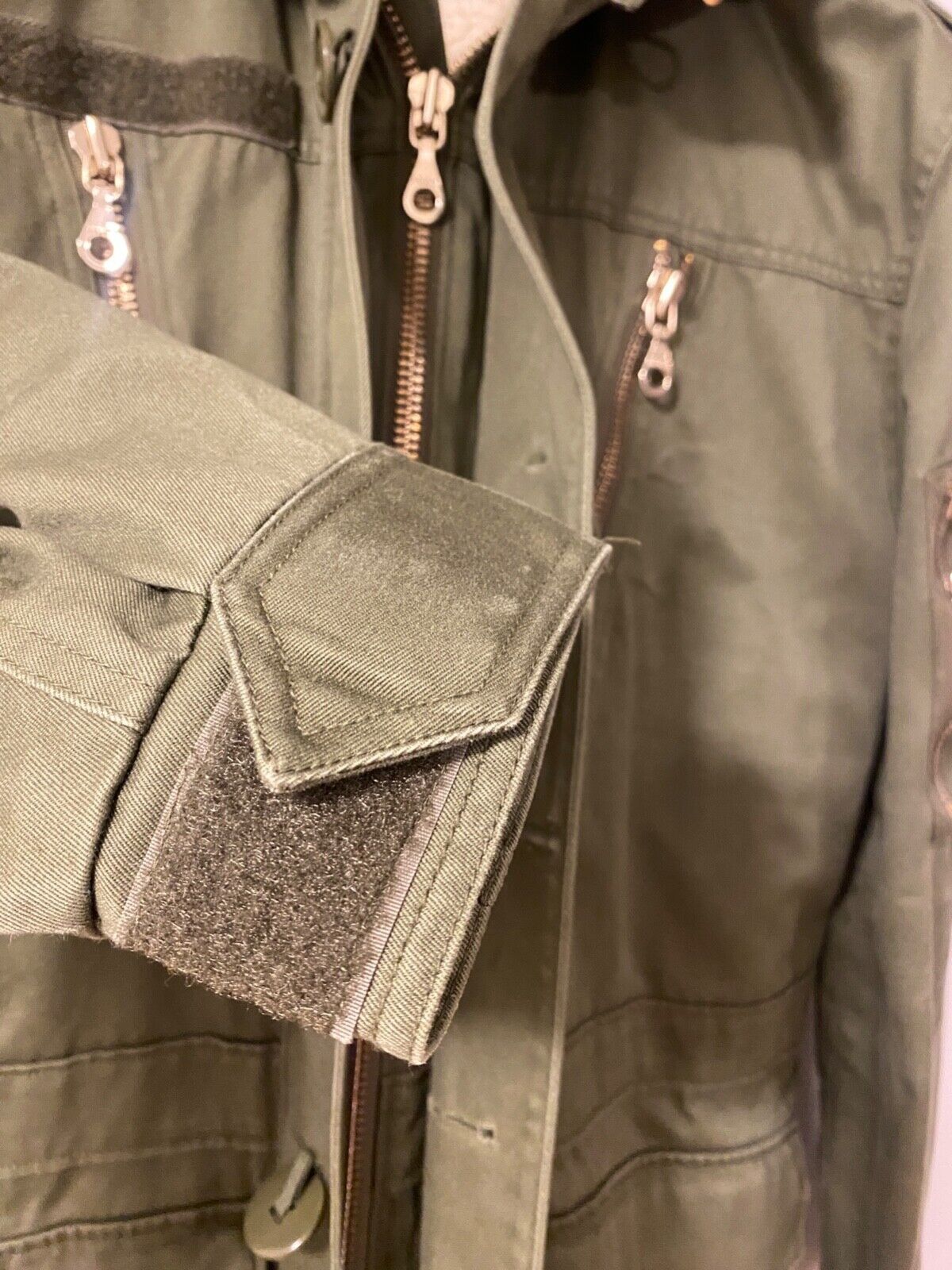 Erdem ERDEM H&M Men Pile Lined Cotton Parka Khaki Green Coat Size US M / EU 48-50 / 2 - 9 Thumbnail