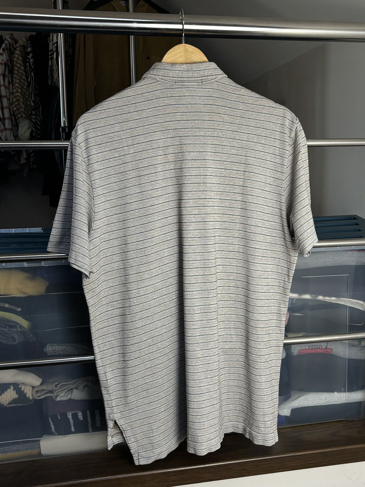 Polo Ralph Lauren × Vintage Polo Ralph Lauren Striped Polo Shirt Size US L / EU 52-54 / 3 - 4 Thumbnail