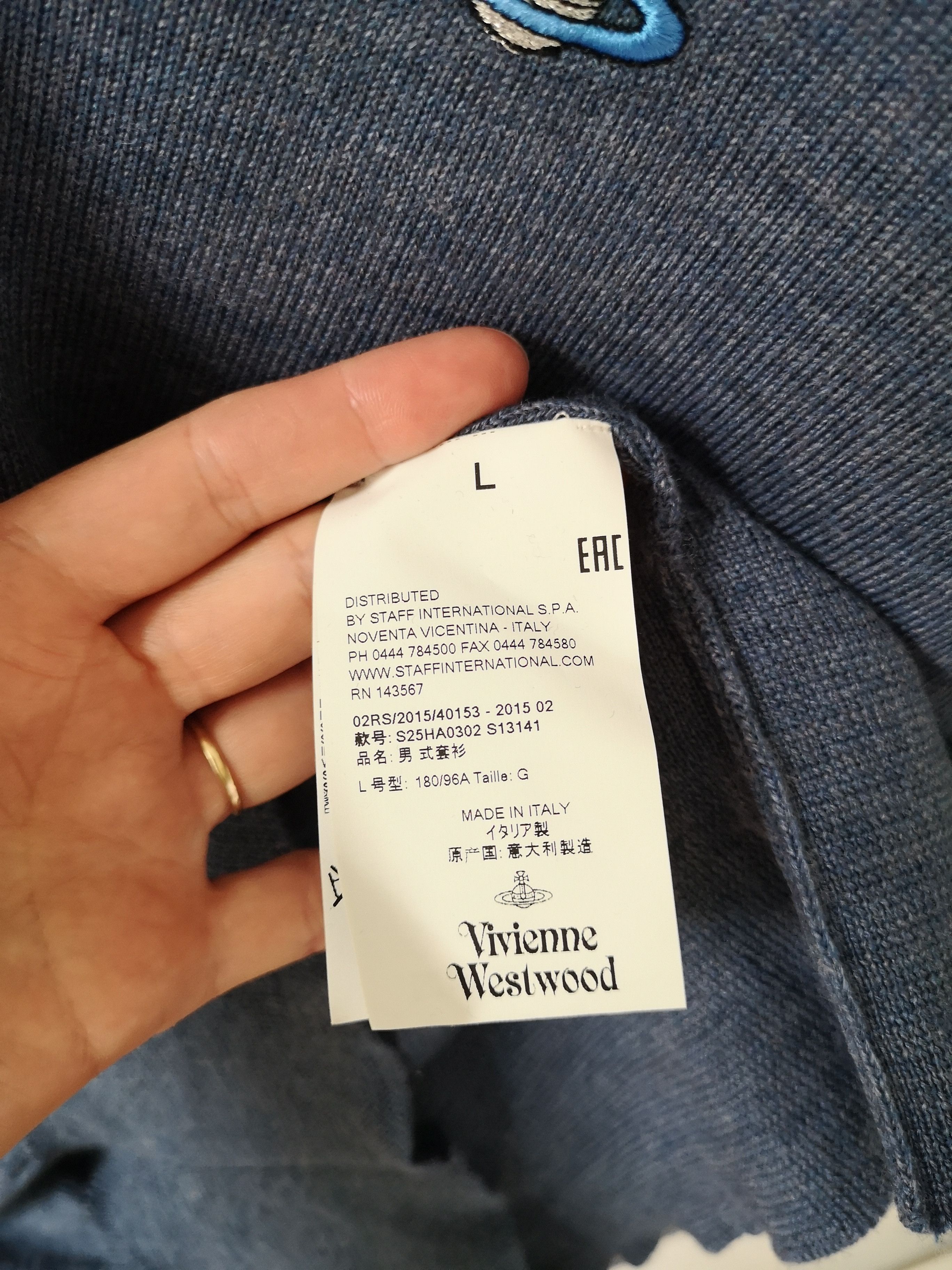 Vivienne Westwood Sweater Vivienne Westwood size L Size US L / EU 52-54 / 3 - 5 Thumbnail