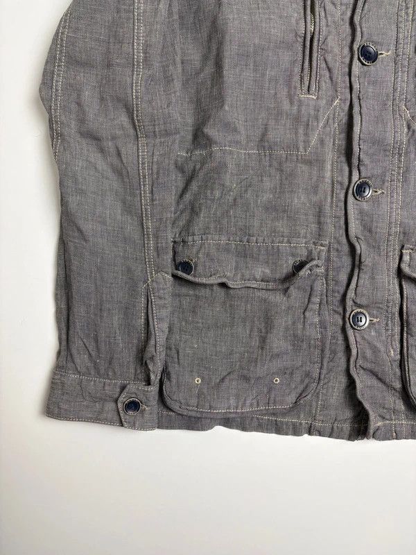 Emporio Armani Emporio Armani 30 Anniversary Linen Utility Jacket Size US L / EU 52-54 / 3 - 3 Thumbnail
