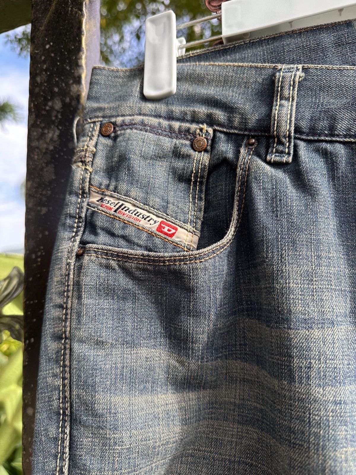 Japanese Brand Diesel Bootcut 💥 BootCut Bluewash Buckleback 💥❗️ Size US 28 / EU 44 - 14 Thumbnail
