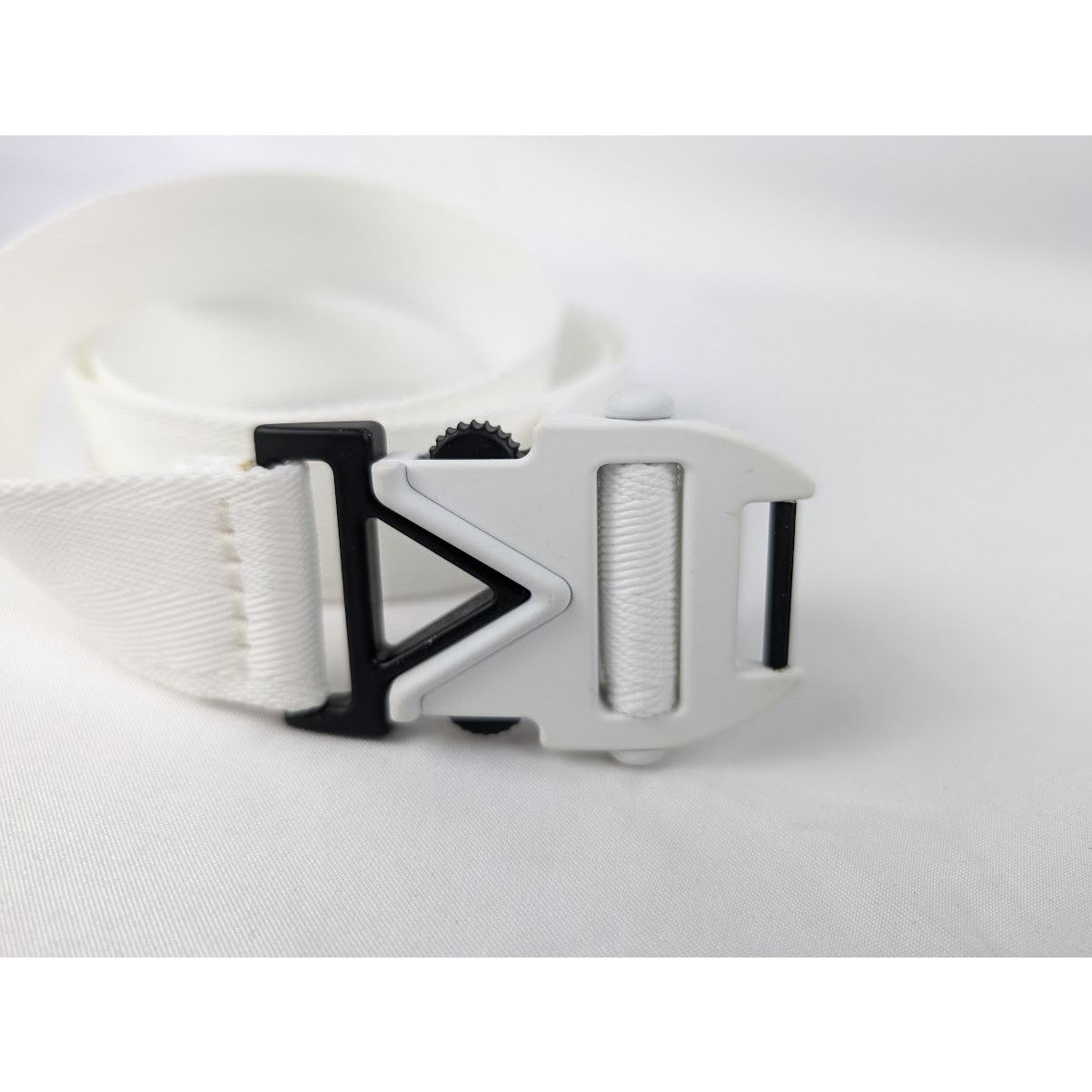 Bottega Veneta o1rshd1 Size: 95cm / Webbing Nappa Belt in White Size 36 - 19 Thumbnail