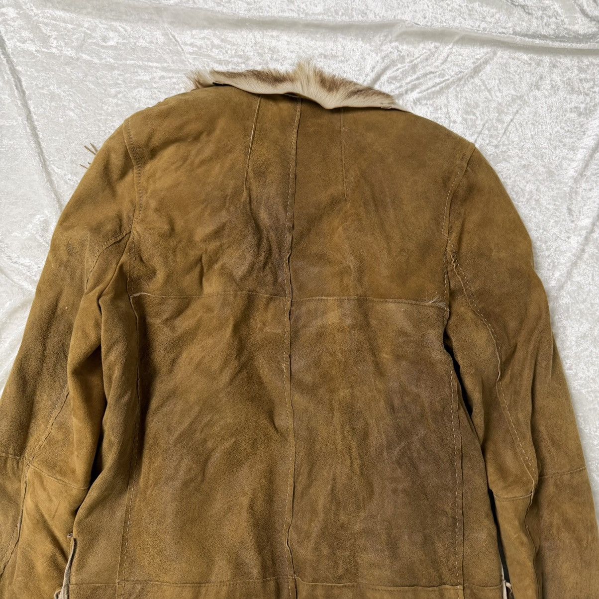 Other Vintage Sylvie Schimmel Goat Fur Coat - Brown Size L / US 10 / IT 46 - 9 Thumbnail