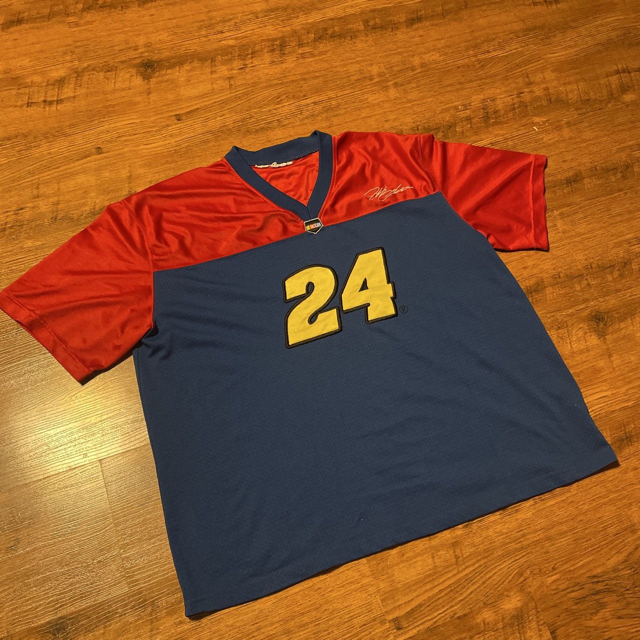 NASCAR Vintage NASCAR Jeff Gordon Jersey Size US XL / EU 56 / 4 - 2 Thumbnail