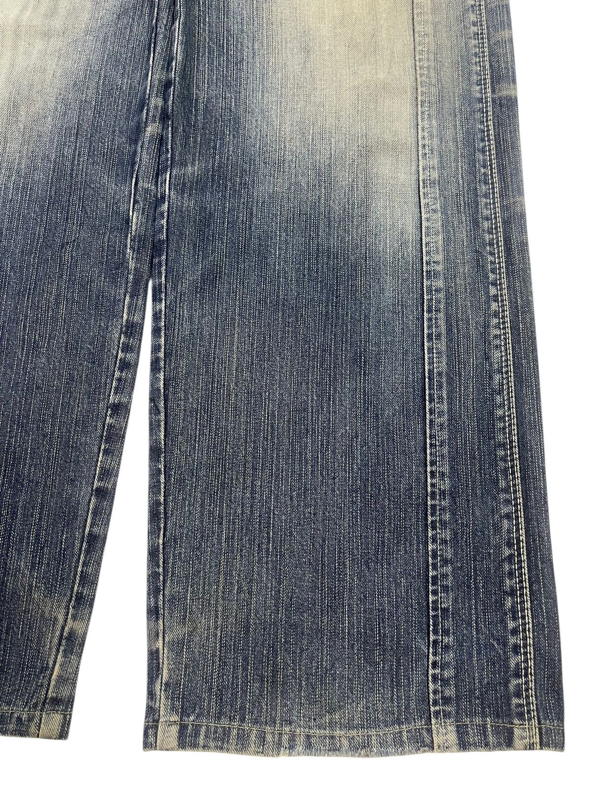 Edwin Edwin XV Exclusive Vintage Faded Wash Distress Baggy Jeans Size US 36 / EU 52 - 8 Thumbnail