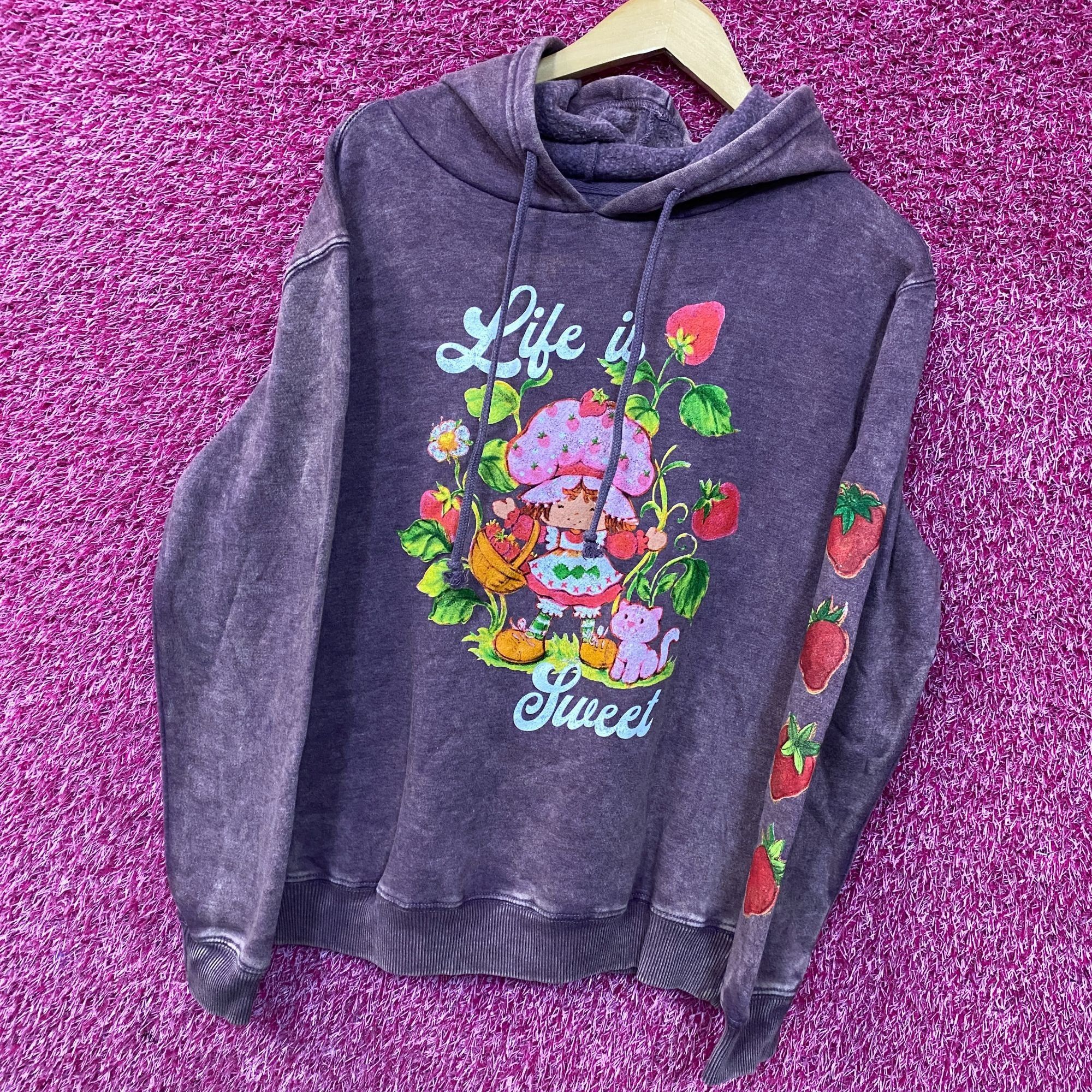 Strawberry Strawberry Shortcake Life is Sweet Slogan Hoodie size Medium Size US M / EU 48-50 / 2 - 3 Thumbnail