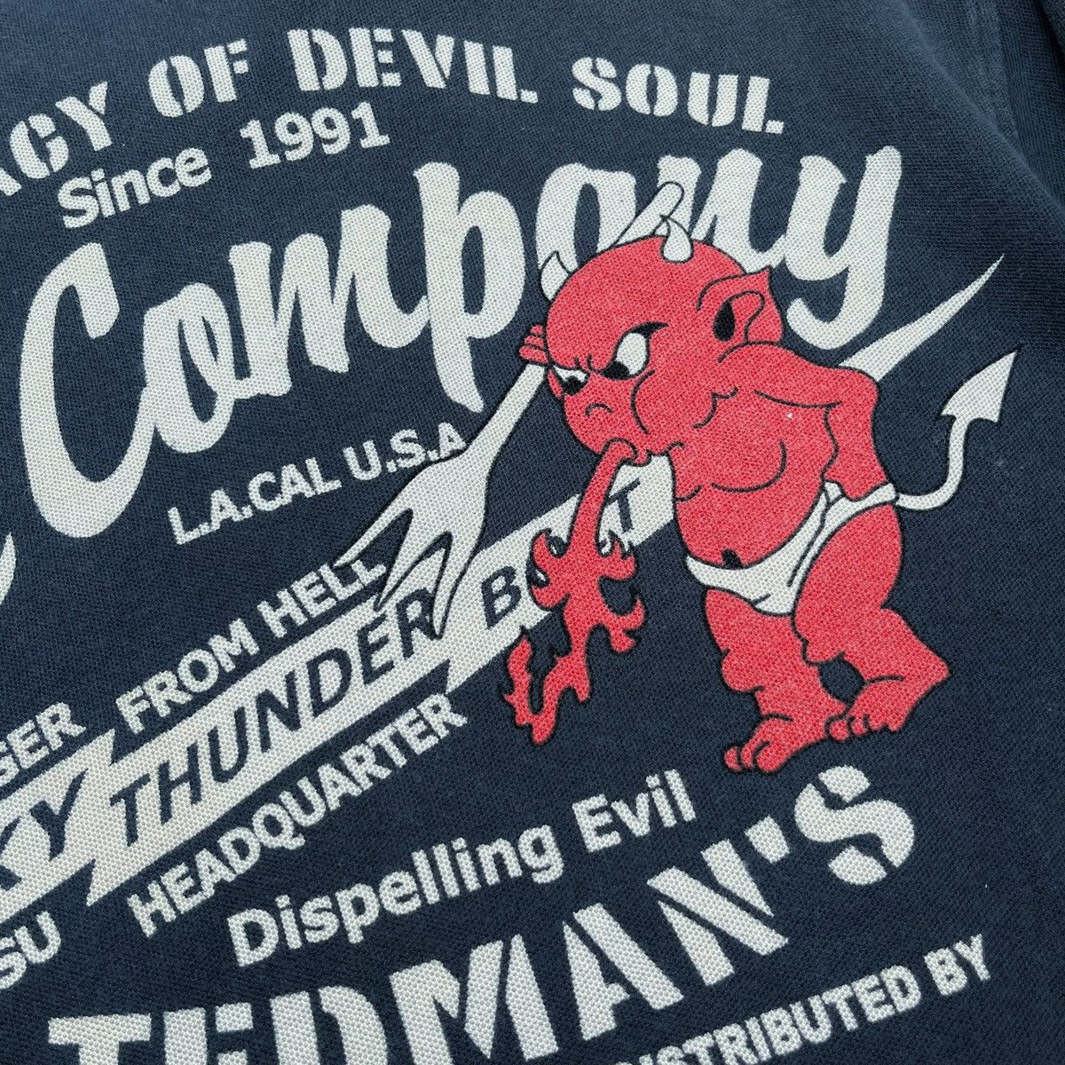 Tedman Tedman Ted Company Japanese Brand Nice Devil Print Out Size US L / EU 52-54 / 3 - 6 Thumbnail