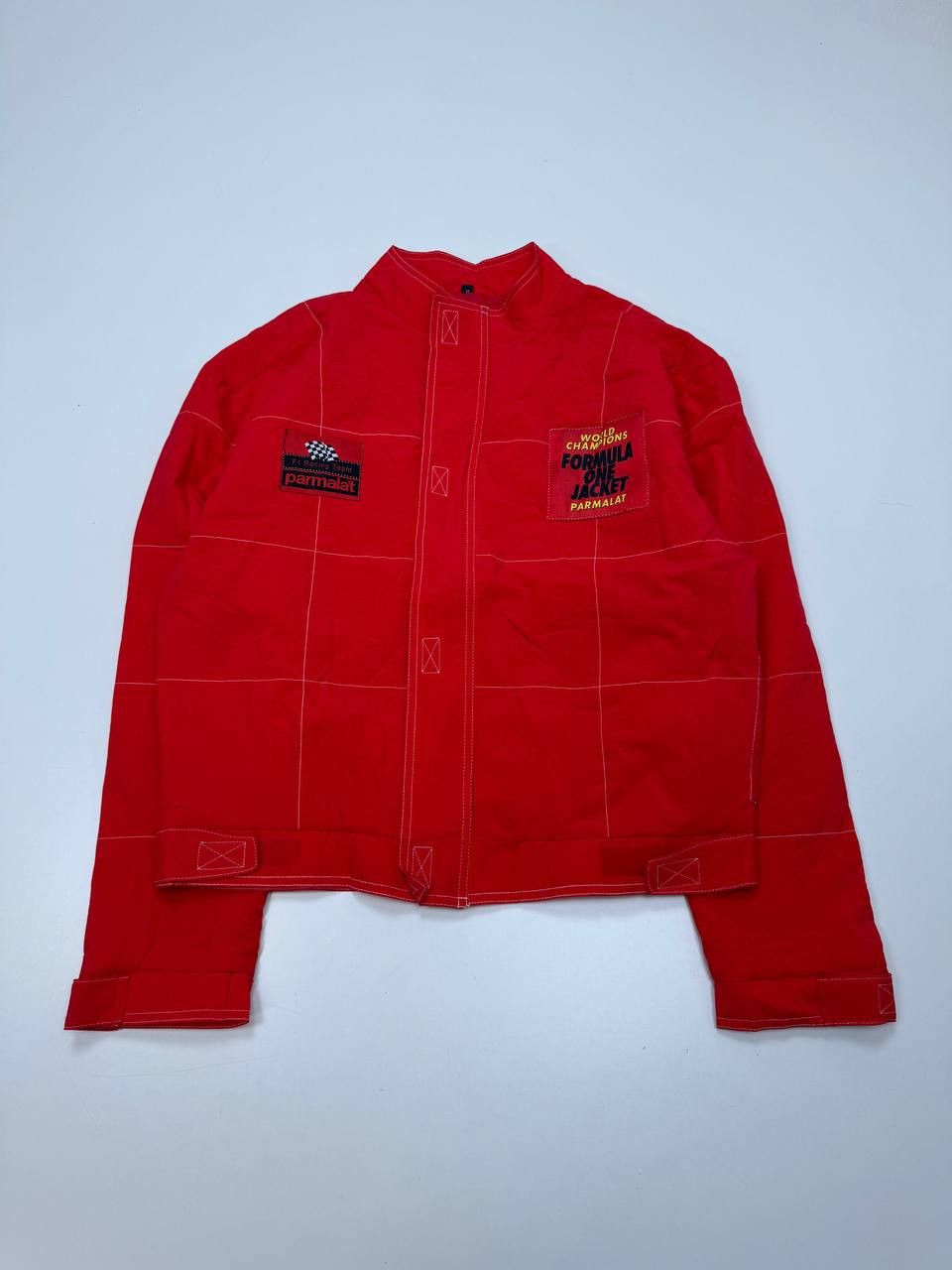Formula 1 Vintage Parmalat Formula One Racing Jacket Red Nylon Size US XS / EU 42 / 0 - 1 Thumbnail