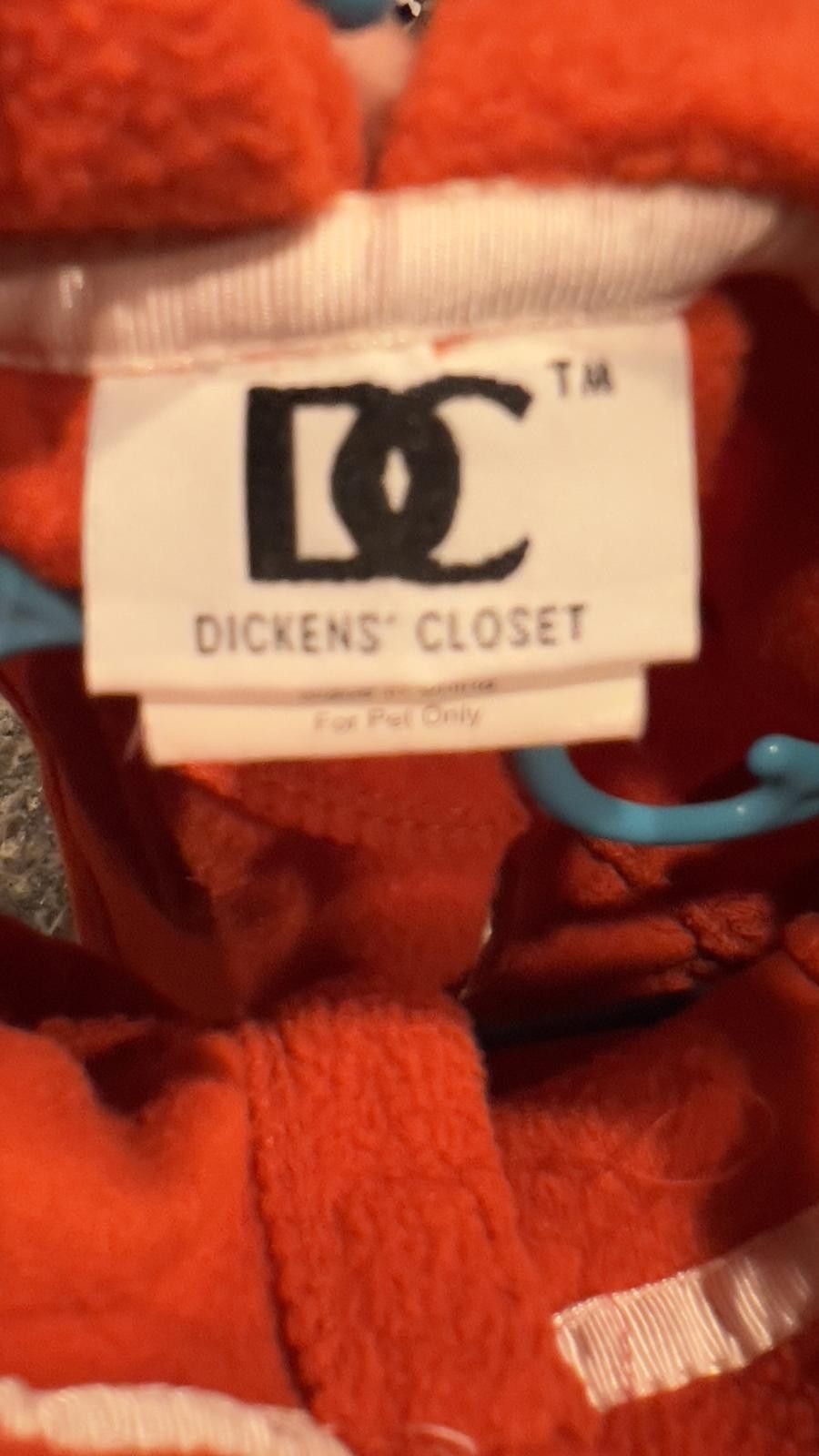 Other Cozy Orange Pet Jacket by Dickens' Closet Size ONE SIZE - 3 Thumbnail