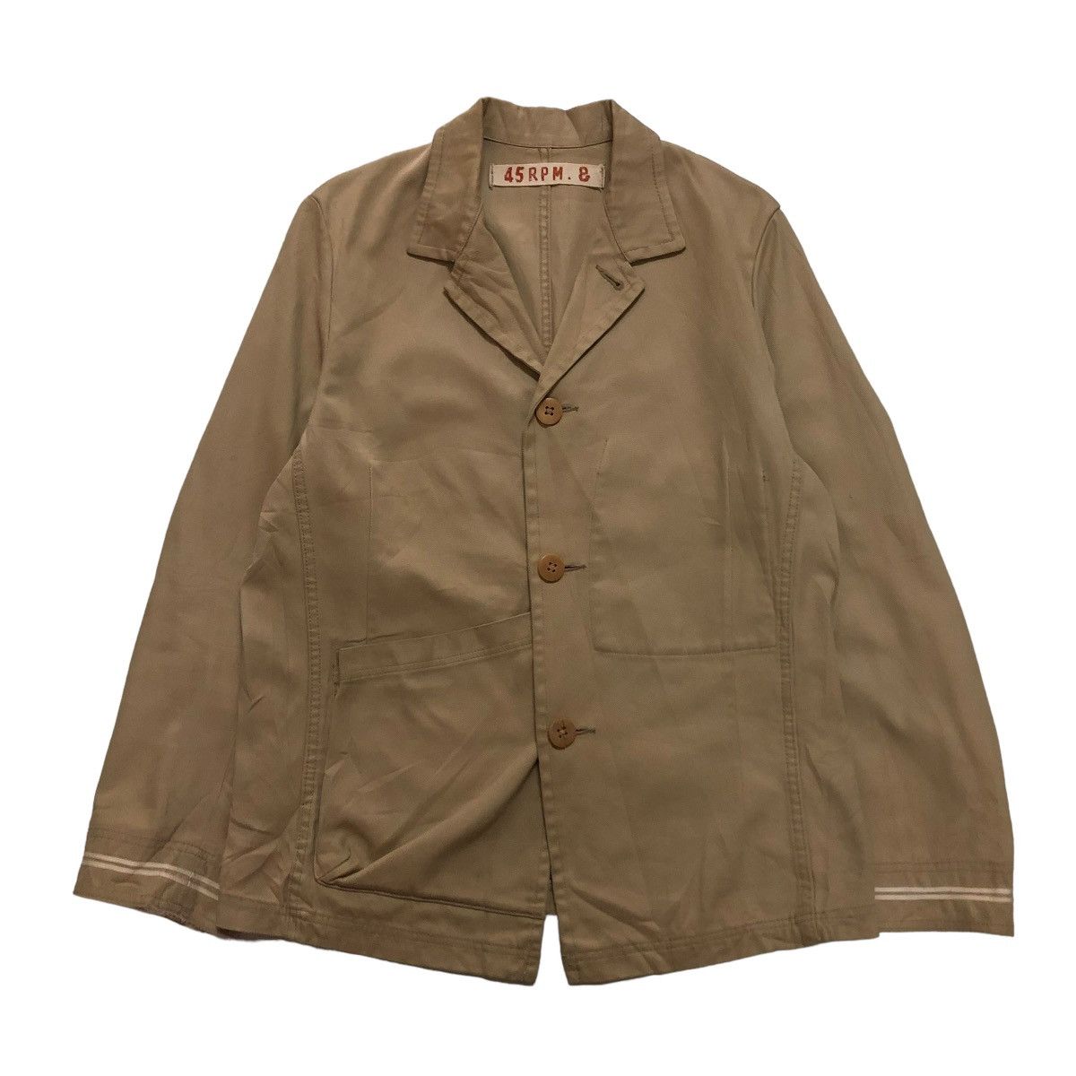 🔥VINTAGE CHORE DUCK CANVAS WORK JACKET 45RPM ISSEY MIYAKE