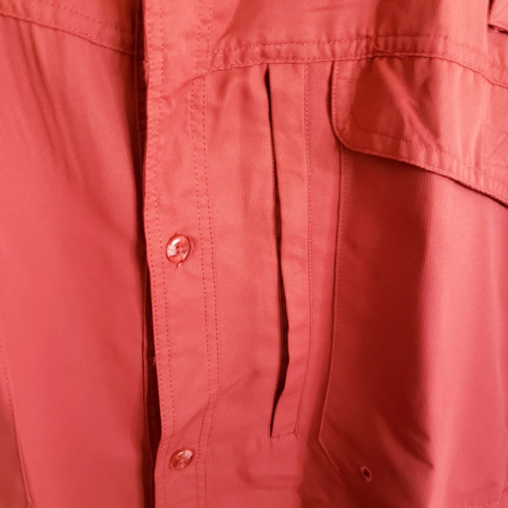 Vintage Stillwater Supply Co Men's Short Sleeve Button Up Vented Fishing Shirt Red 3XL Size US XXL / EU 58 / 5 - 7 Thumbnail