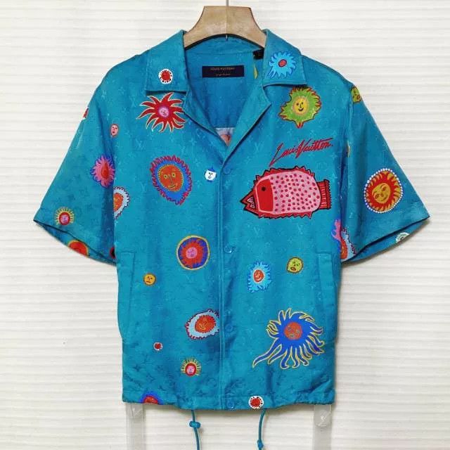 Louis Vuitton LV x Yayoi Kusama SS23 Face Print Shirt Size US XS / EU 42 / 0 - 1 Thumbnail