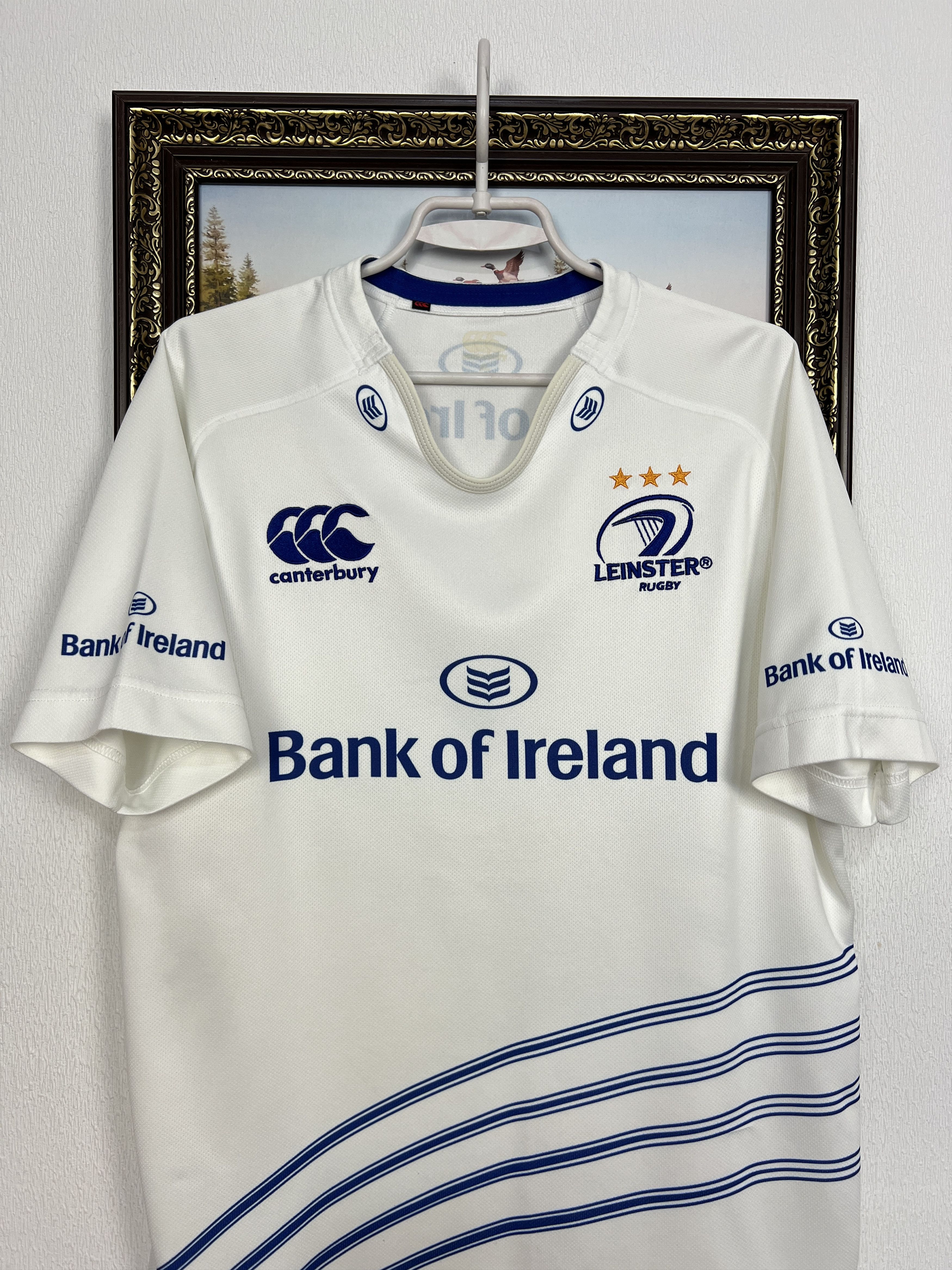Canterbury of New Zealand Canterbury Leinster Rugby Union Jersey Trikot Rare Shirt Size US XL / EU 56 / 4 - 2 Thumbnail