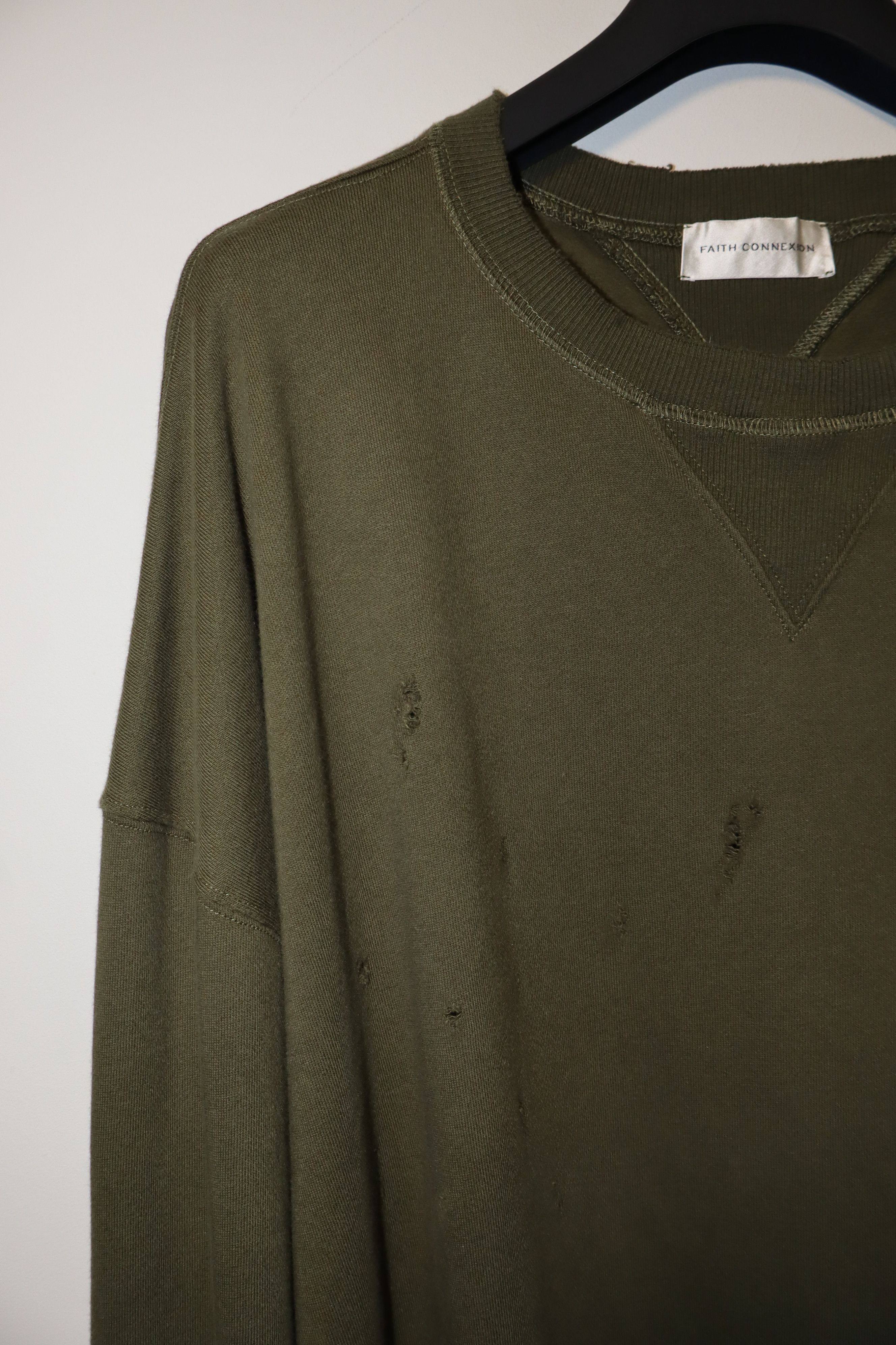 Faith Connexion Destroy raglan sweatshirt Size US L / EU 52-54 / 3 - 10 Thumbnail