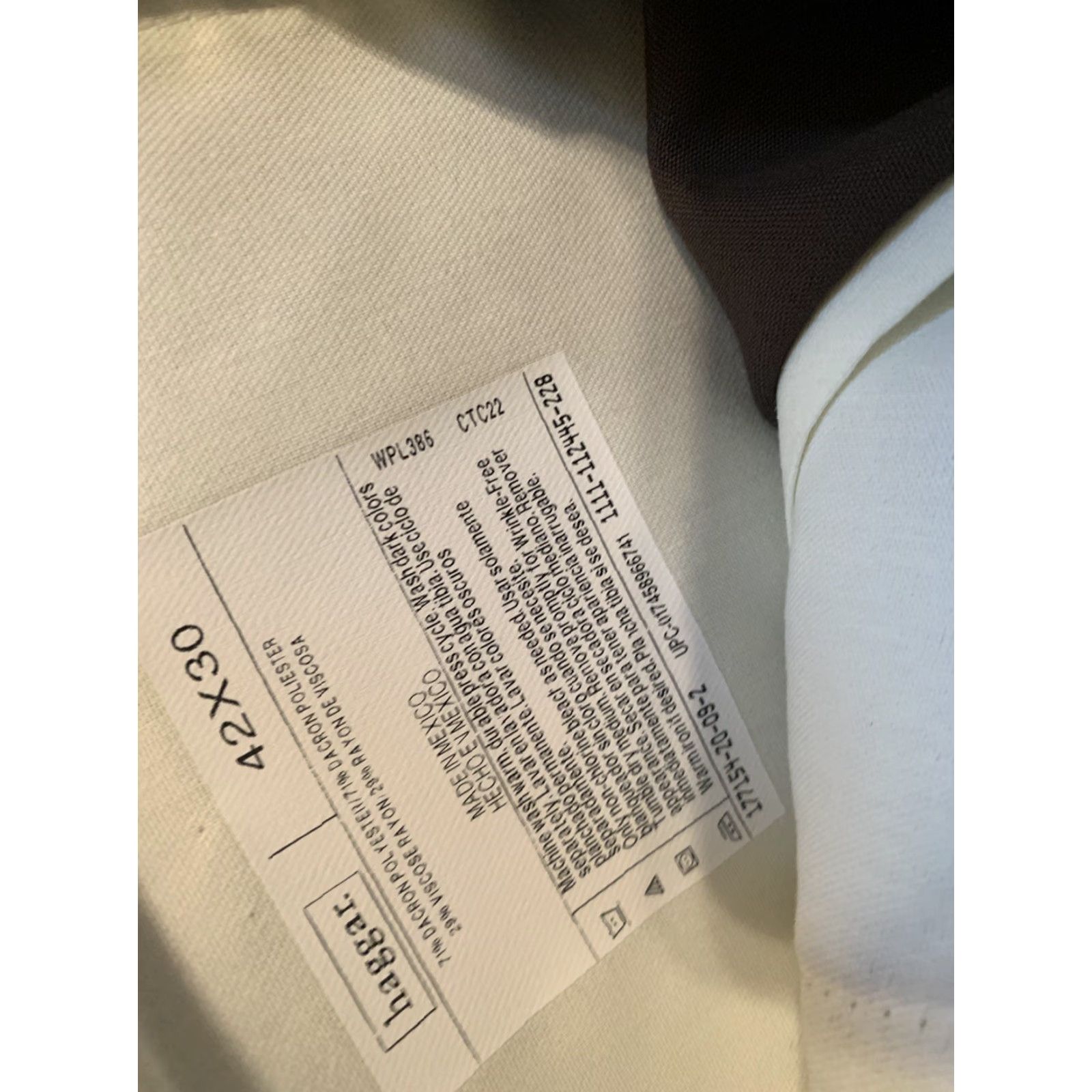 Haggar Haggar Men Brown Pleated Front Dress Pants Size 36 x 34, Regular, Classic Fit, Straight Leg, Zip, Pockets, Machine Washable, Vintage No Size US 36 / EU 52 - 5 Thumbnail