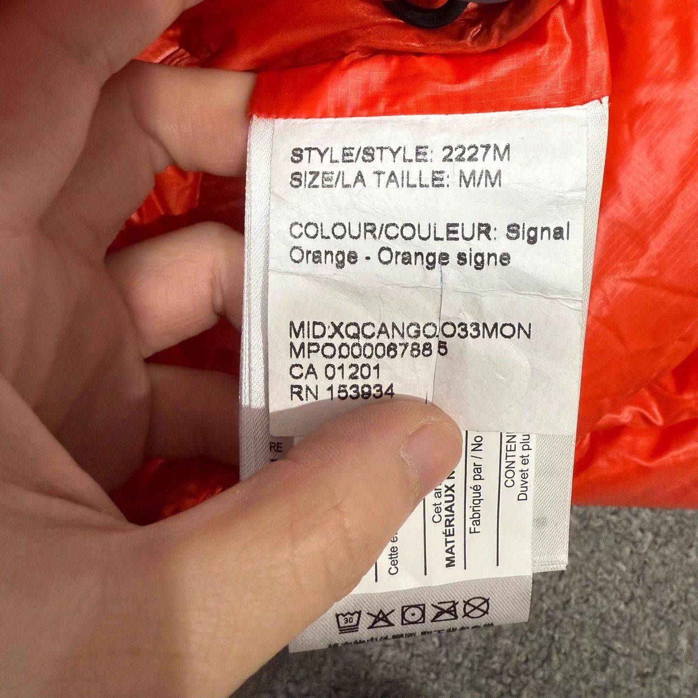 Canada Goose Canada Goose Crofton Orange Logo Puffer M 99 New Size US M / EU 48-50 / 2 - 4 Thumbnail