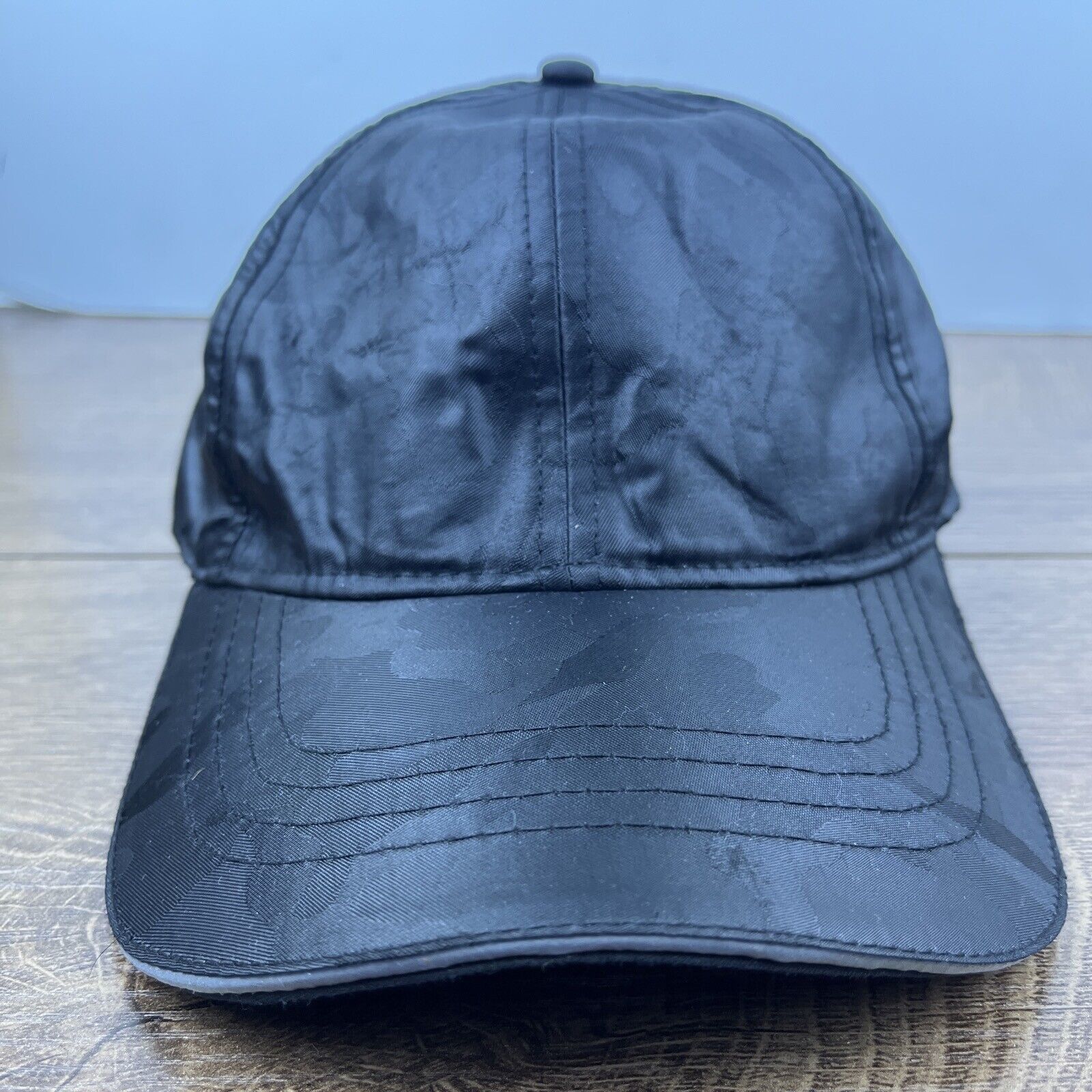 Other Camo Black Baseball Hat Black Hat Adjustable Adult Size Hat Size ONE SIZE - 2 Thumbnail