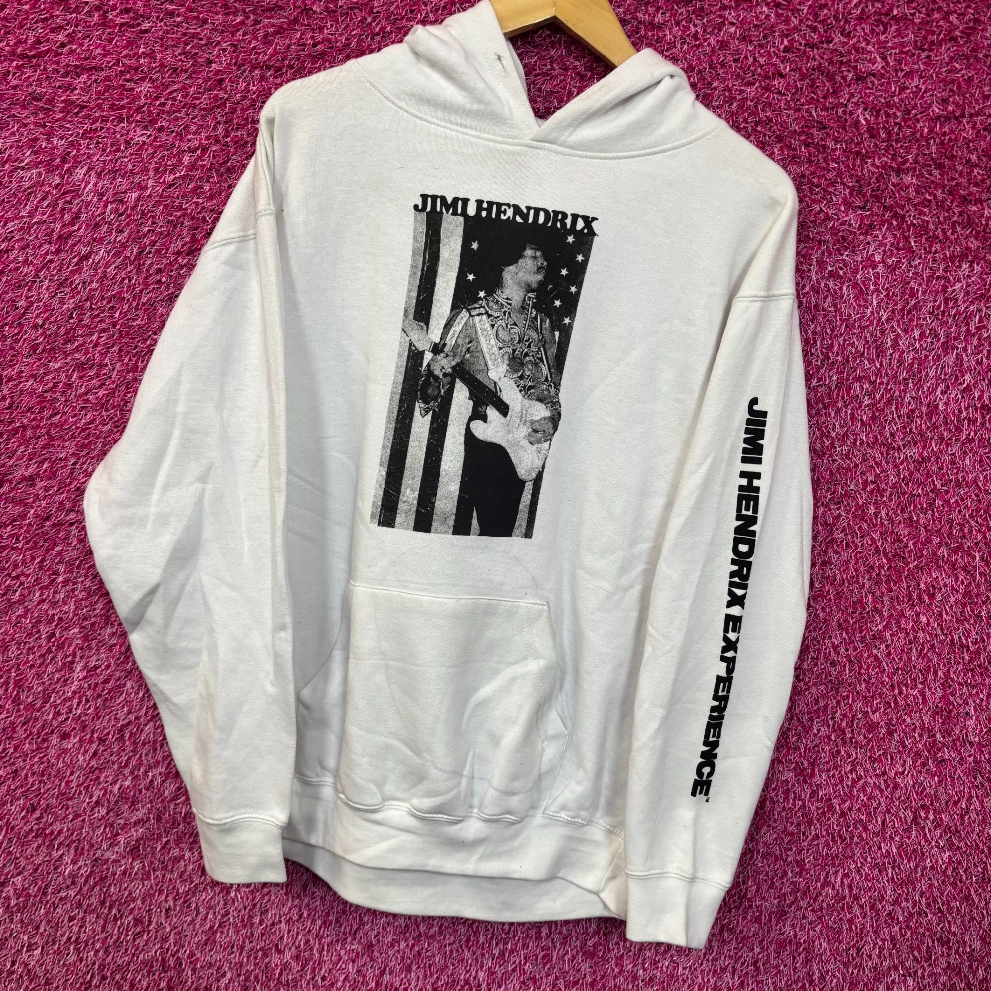 Jimi Hendrix Jimi Hendrick White Hoodie Medium Size US M / EU 48-50 / 2 - 2 Thumbnail