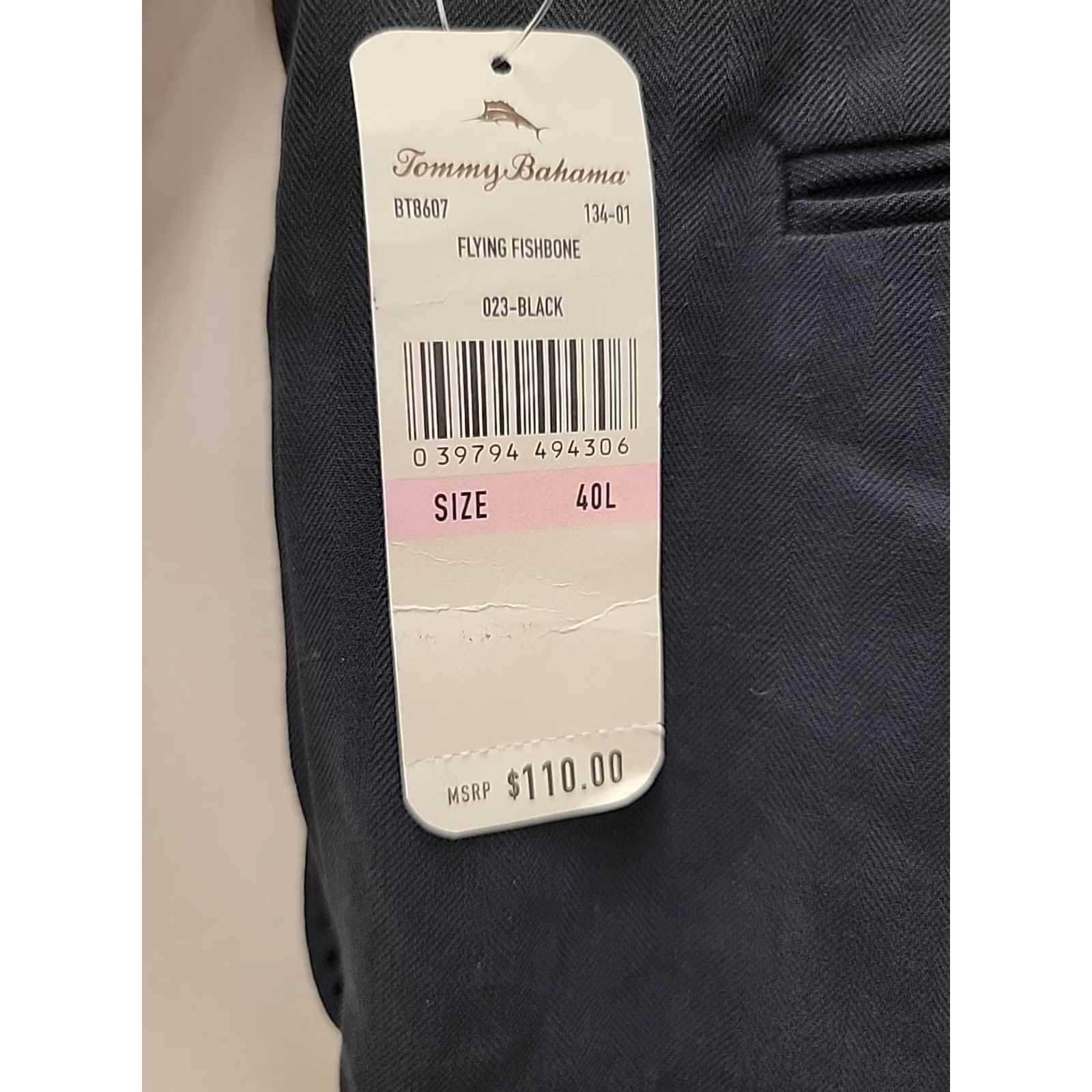 Tommy Bahama NWT Tommy Bahama Men Black Silk Performance Shorts Bermuda 40 Cotton Silk Mens Waist 40 NWT Size US 40 / EU 56 - 5 Thumbnail