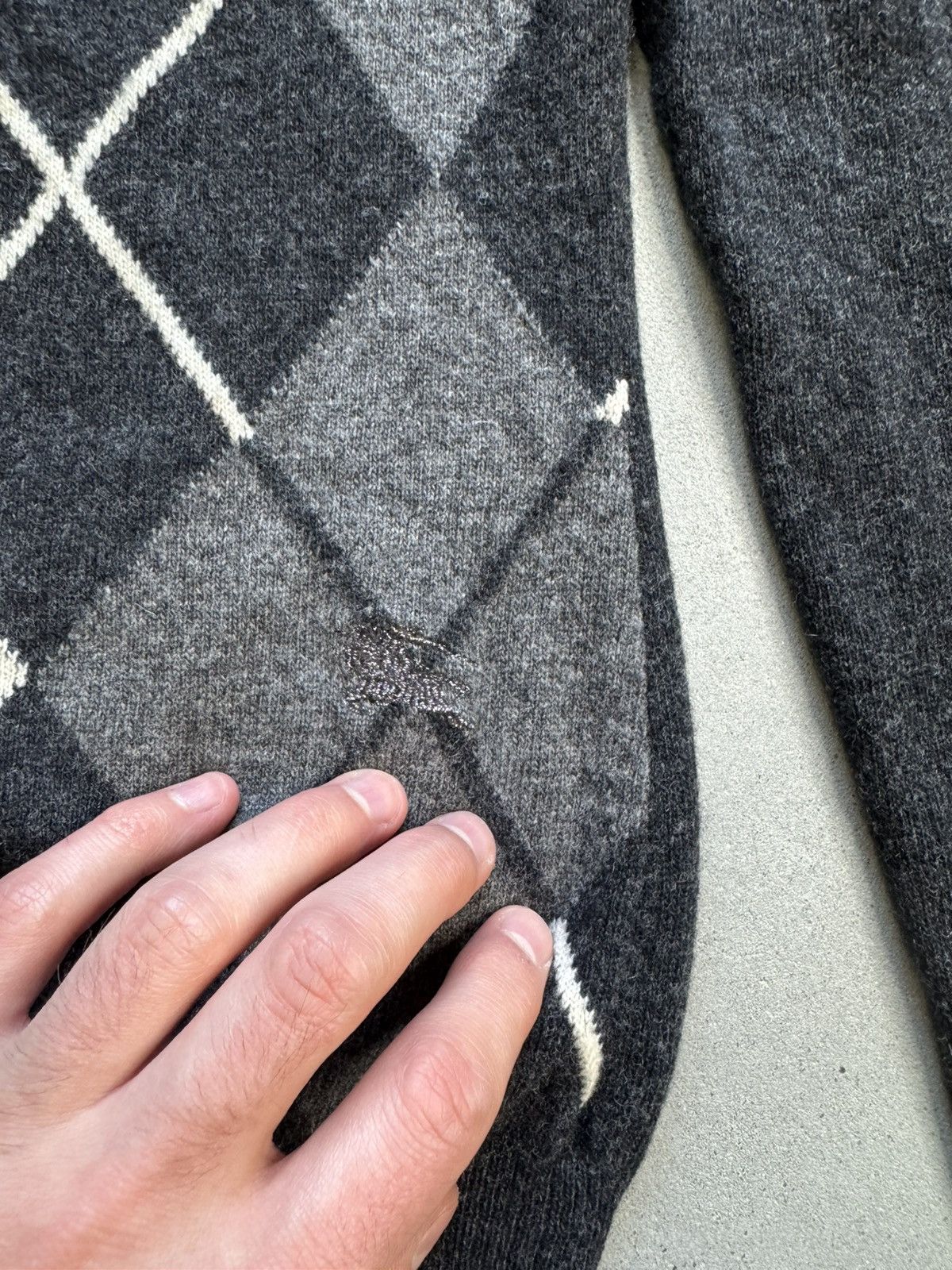 Burberry × Vintage Vintage Burberry London Women Cardigan Small Size S / US 4 / IT 40 - 3 Thumbnail