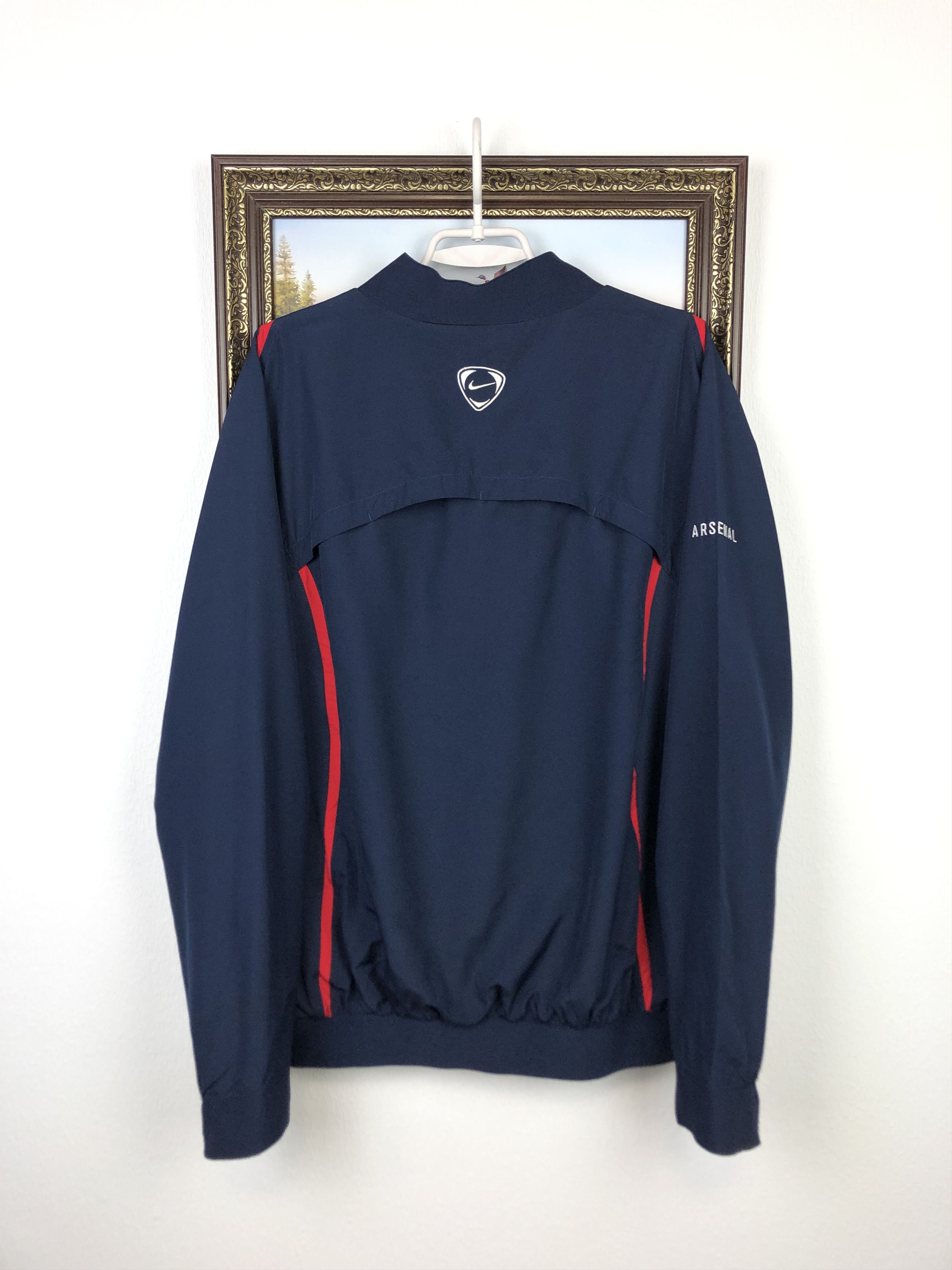 Nike Vintage Nike Arsenal Football Jacket Soccer Track Top Mens Size US L / EU 52-54 / 3 - 13 Thumbnail