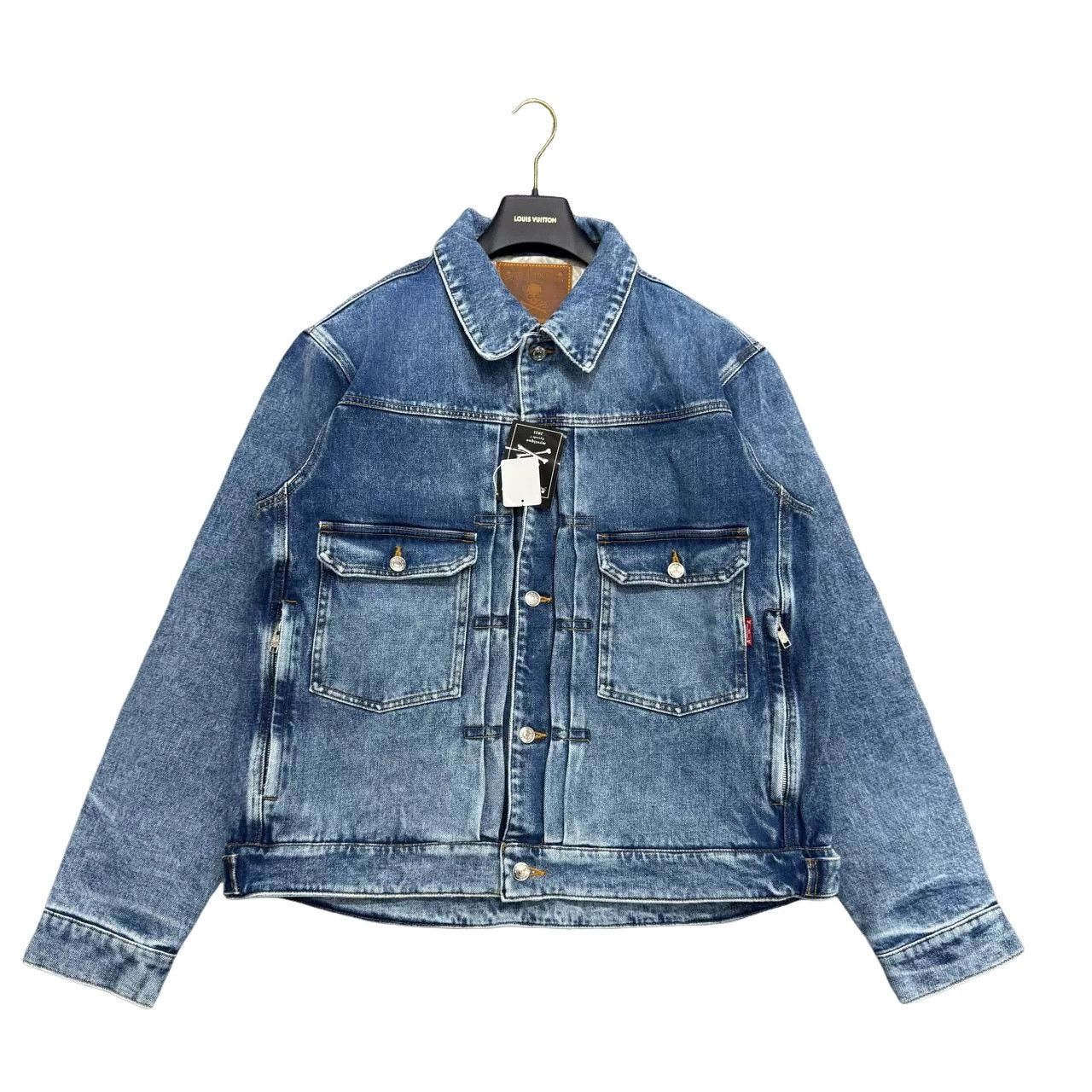 Mastermind Japan Mastermind Japan Skull Logo Denim Jacket Size M Size US M / EU 48-50 / 2 - 1 Thumbnail