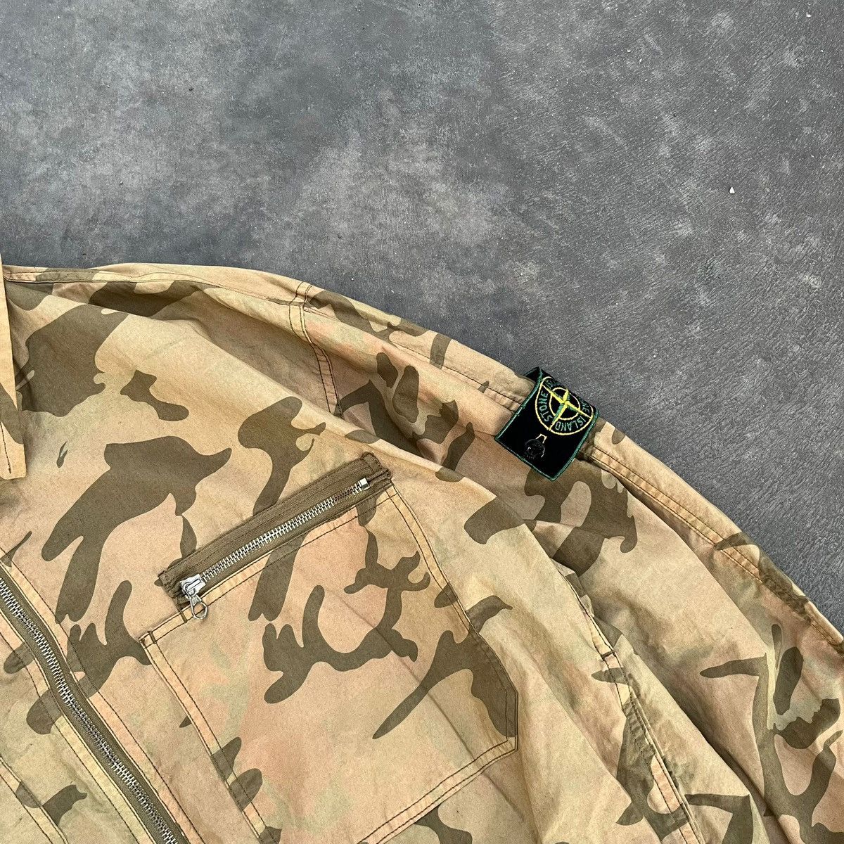 Stone Island stone island popline camo ice jacket SS/90 Size US XL / EU 56 / 4 - 3 Thumbnail