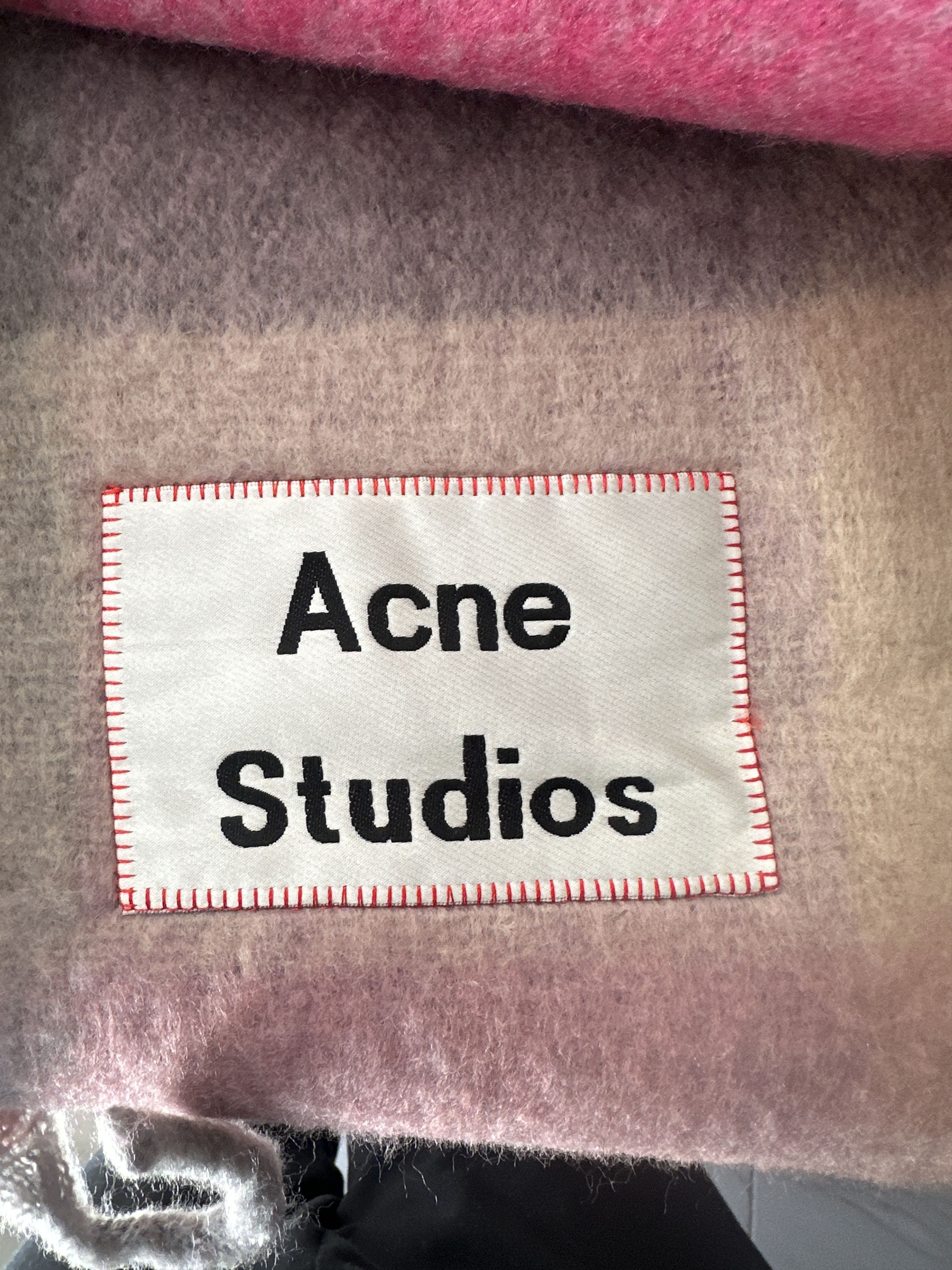 Acne Studios Acne Studios Multicolor Alpaca Wool Blend Oversized Scarf Size ONE SIZE - 3 Thumbnail
