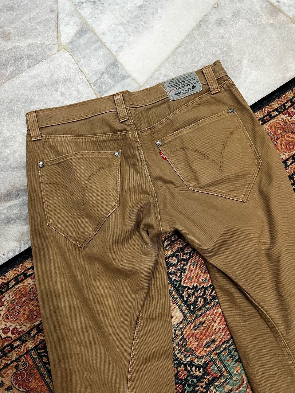 Levi's × Vintage Vintage Y2K Levis Engineered Denim Jeans Size US 32 / EU 48 - 9 Thumbnail