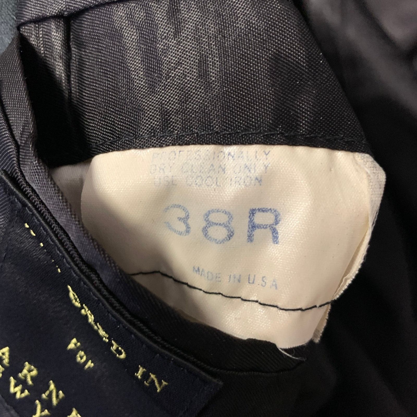 Other BARNEYS Size 38 Black Wool Notch Lapel Tuxedo Size 38R - 9 Thumbnail