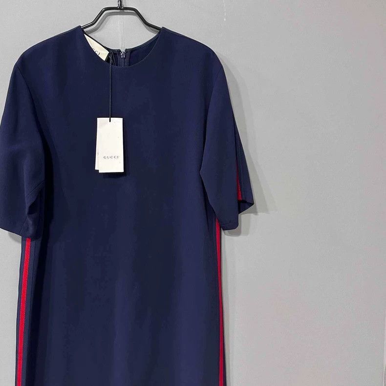 Gucci Gucci Silk Side Stripe Dress-2505 Size M / US 6-8 / IT 42-44 - 2 Thumbnail