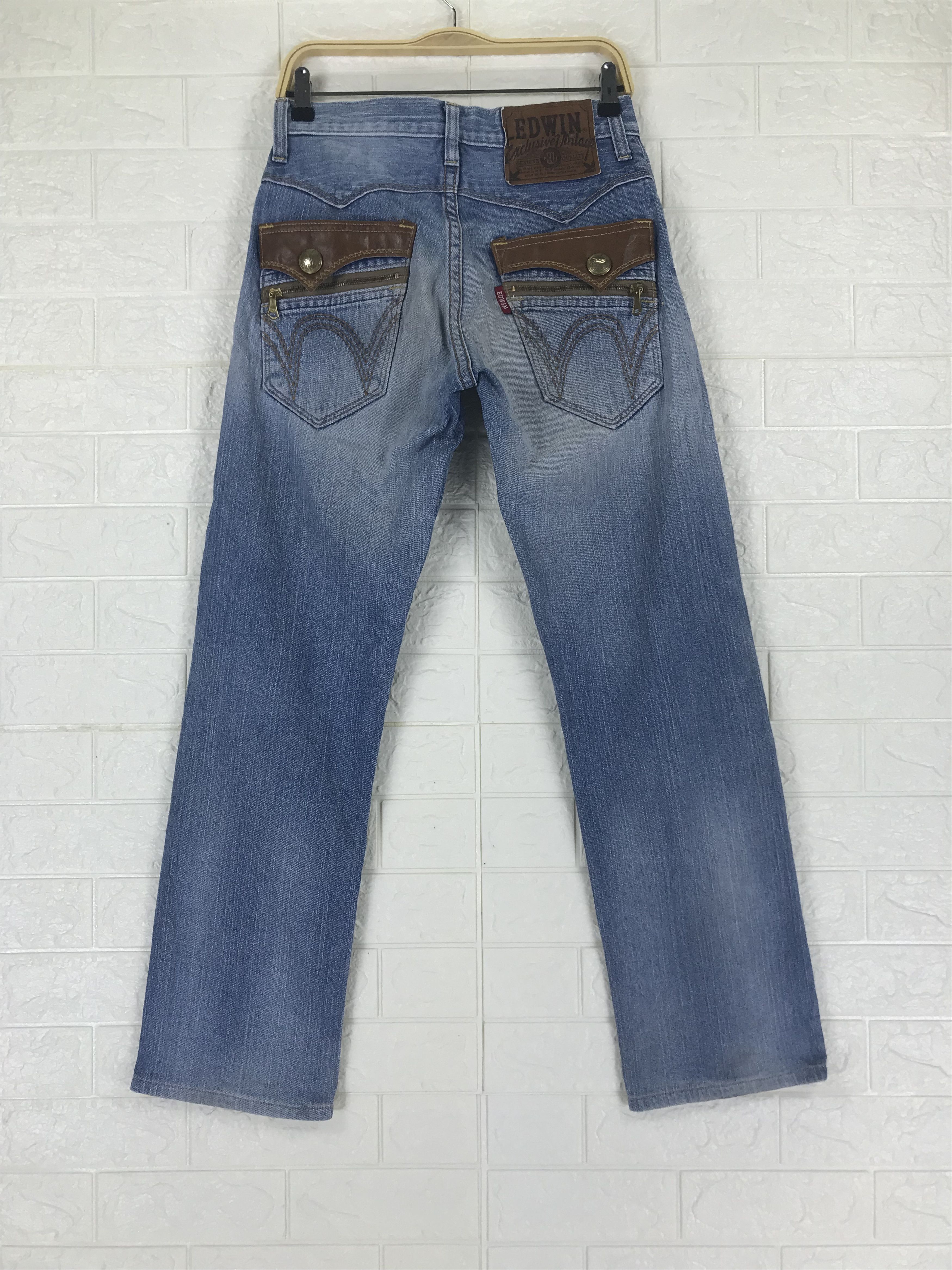 Edwin Vintage Edwin 404 Faded Blue Jeans Size US 28 / EU 44 - 1 Thumbnail