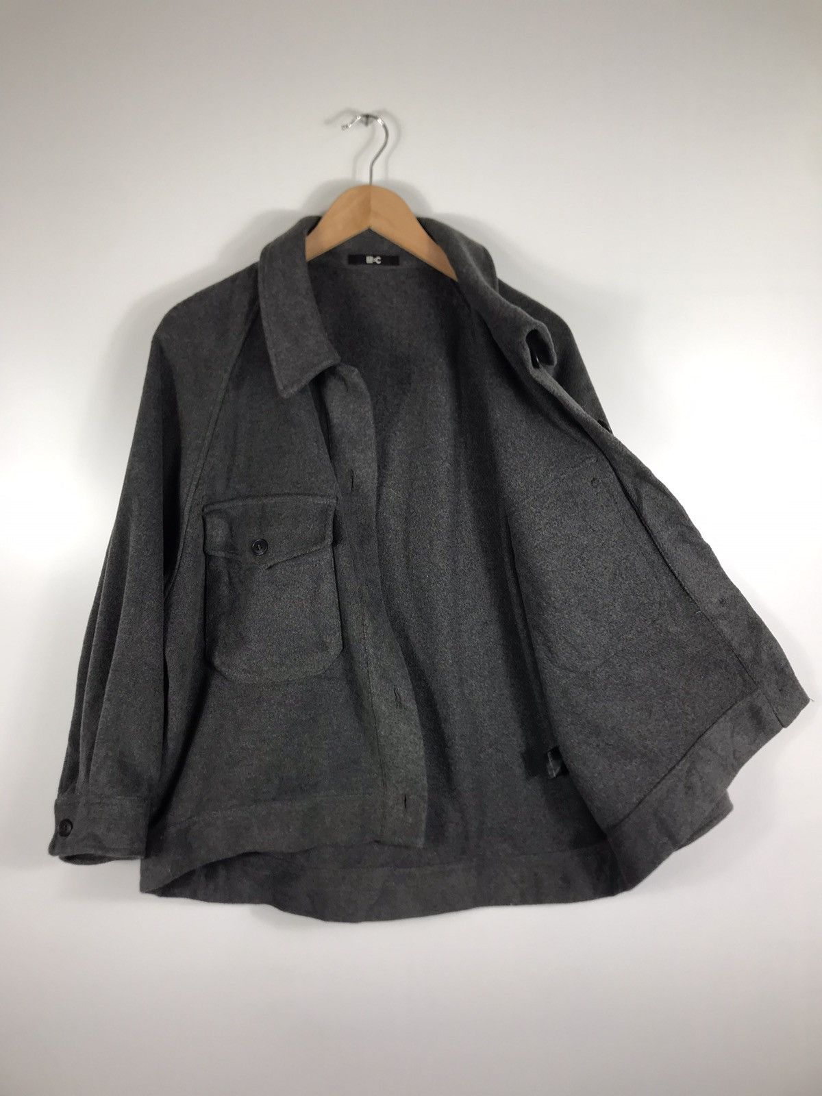 Japanese Brand × Uniqlo 🔥Uniqlo:C Winter Wool Button Chore Style Jacket Size US L / EU 52-54 / 3 - 9 Thumbnail