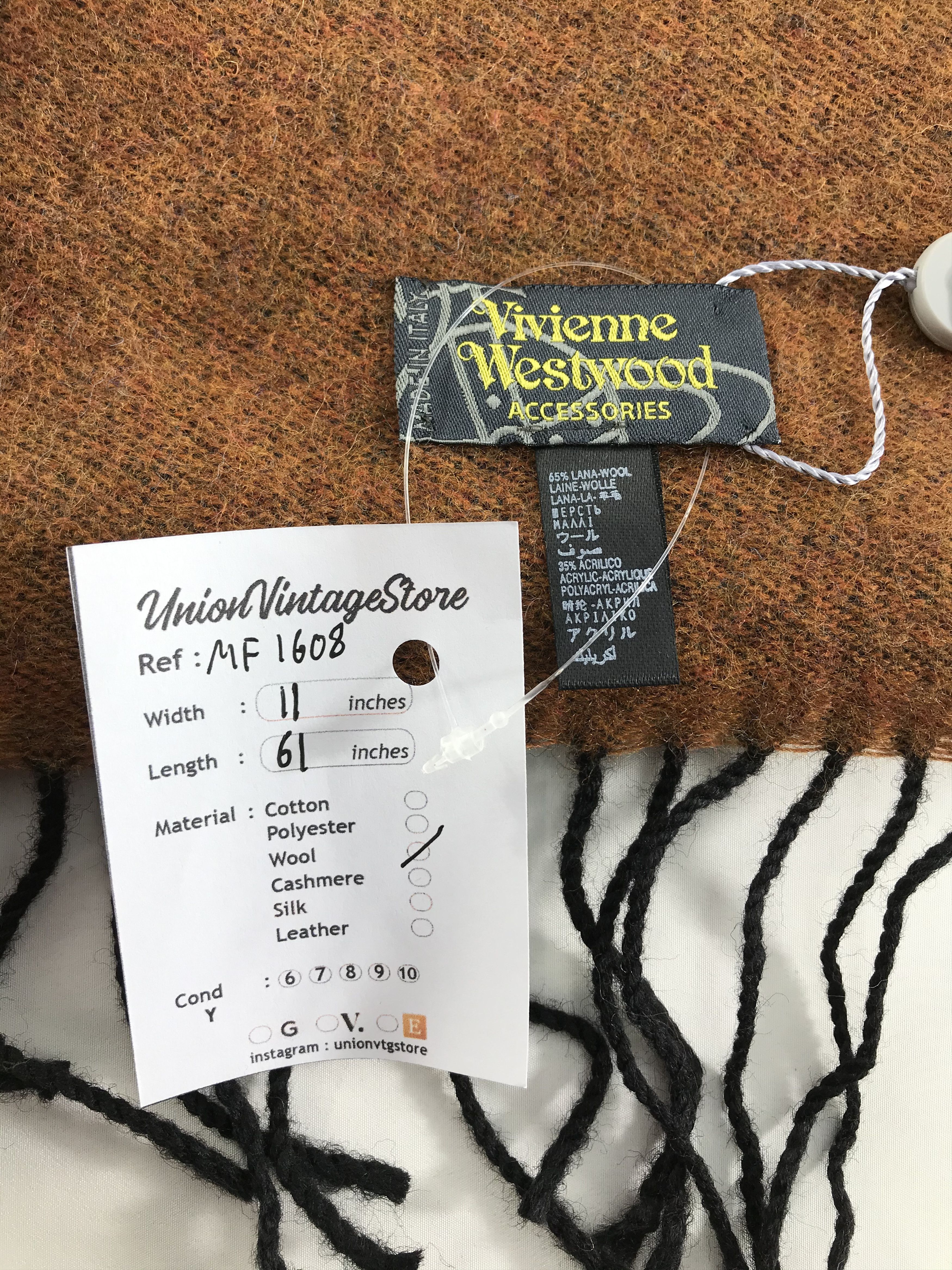 Vivienne Westwood Vintage Vivienne Westwood Scarf/Muffler/Neckwear MF1608 Size ONE SIZE - 4 Thumbnail