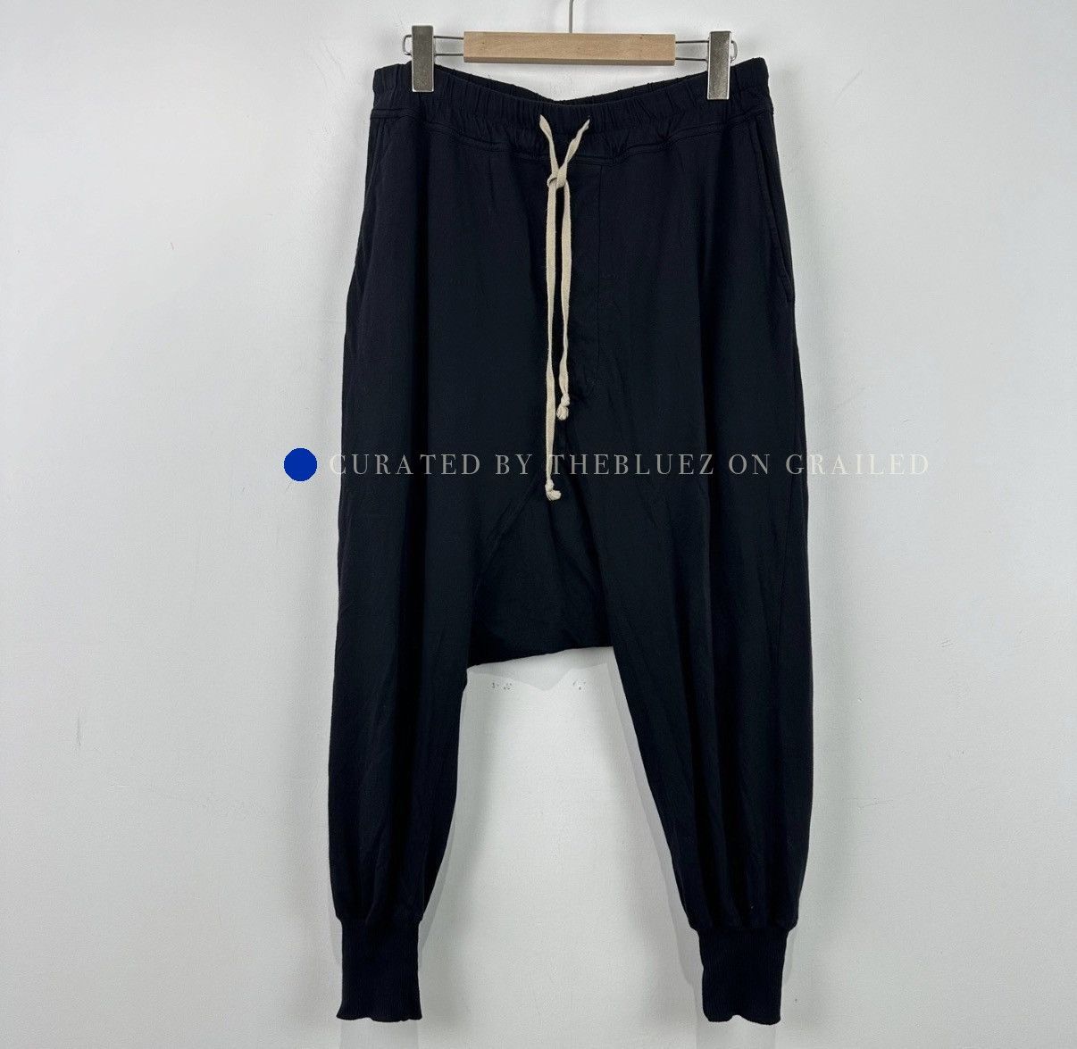 Rick Owens Drop Crotch Cuffed Casual Pants Size US 32 / EU 48 - 1 Thumbnail