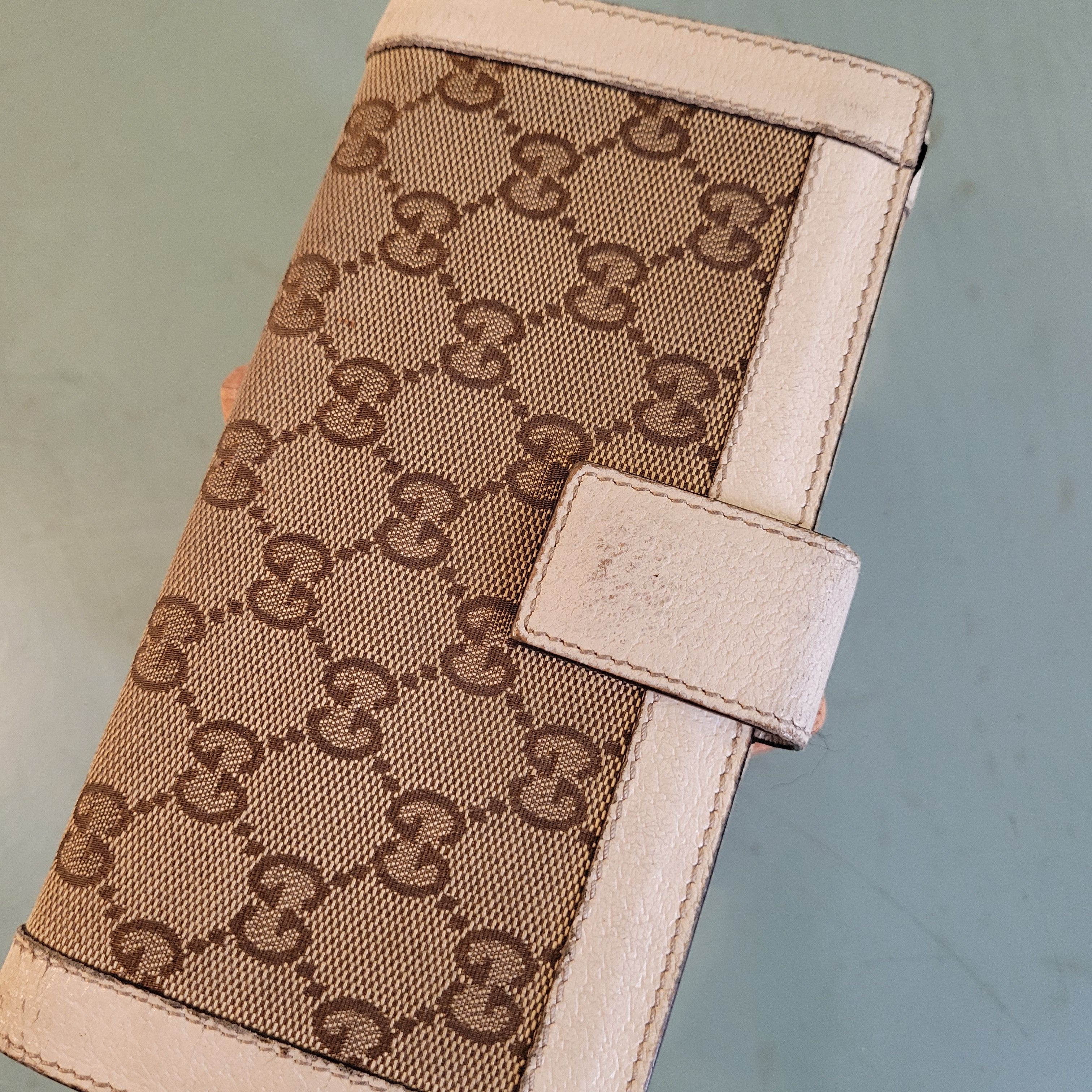 Gucci Gucci Studded Canvas and Leather Long Wallet Size ONE SIZE - 15 Thumbnail