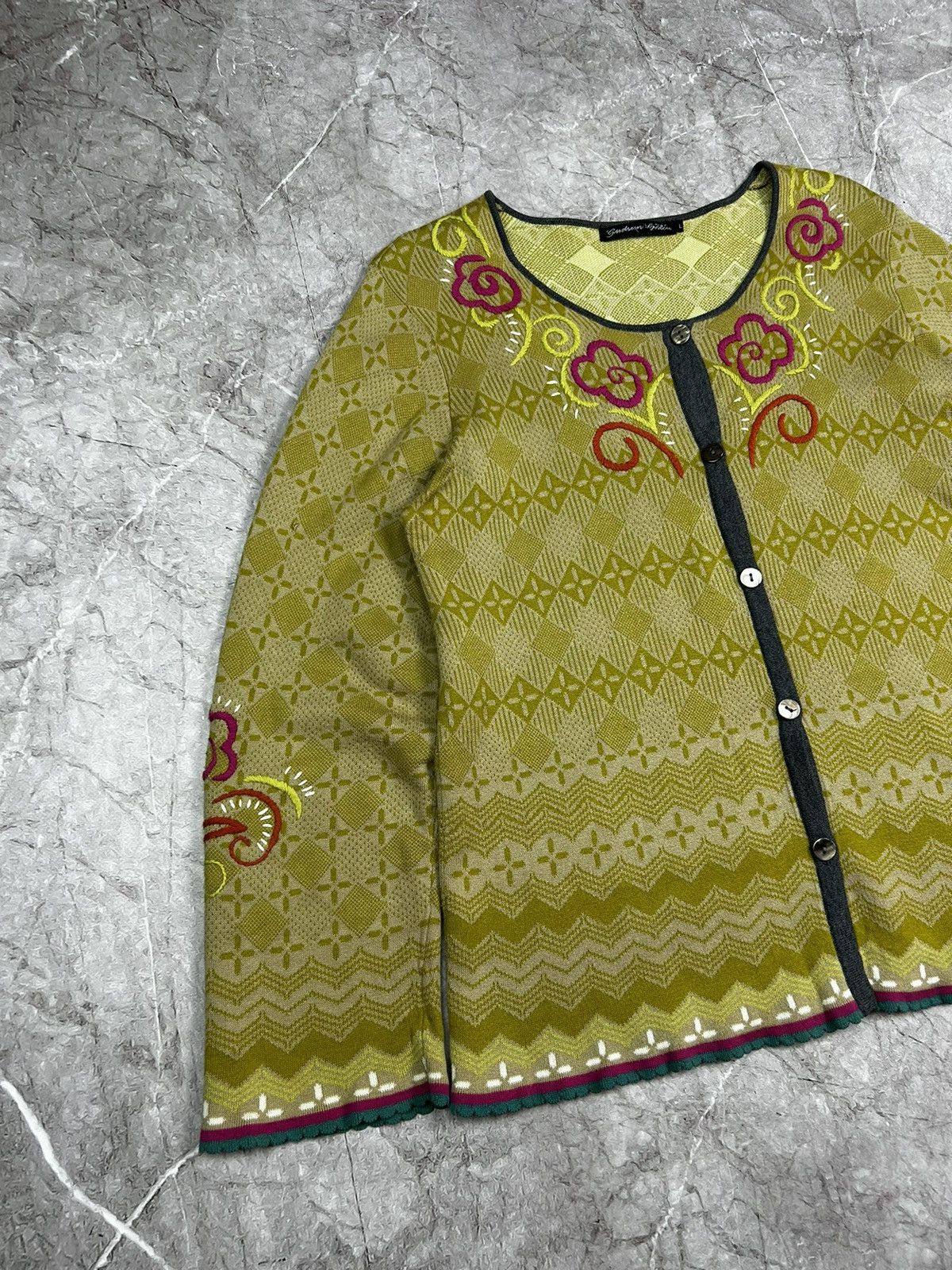 Designer Gudrun Sjödén Avant Garde Cardigan Sweater Size L / US 10 / IT 46 - 5 Thumbnail