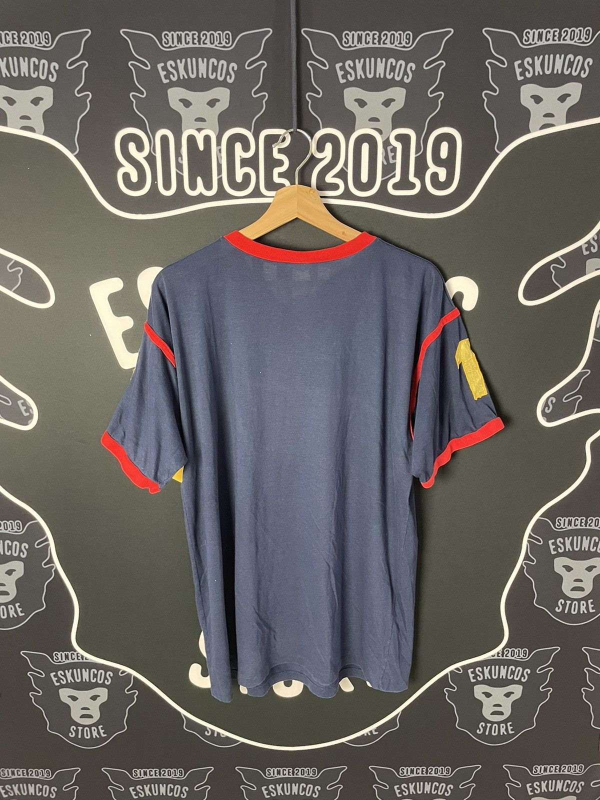 Vintage Vintage 1980s Ringer Tee Size XL Size US L / EU 52-54 / 3 - 2 Thumbnail