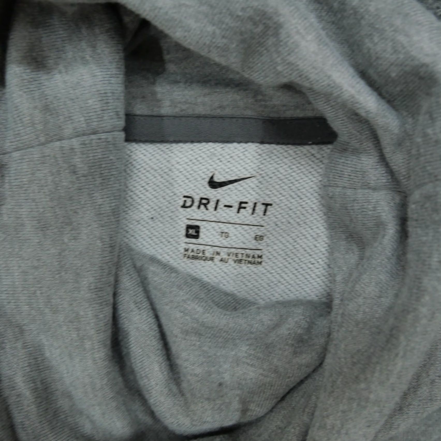 Nike VINTAGE Nike Sweatshirt Womens XL Grey Pullover Mock Neck Pockets Size XL / US 12-14 / IT 48-50 - 6 Thumbnail