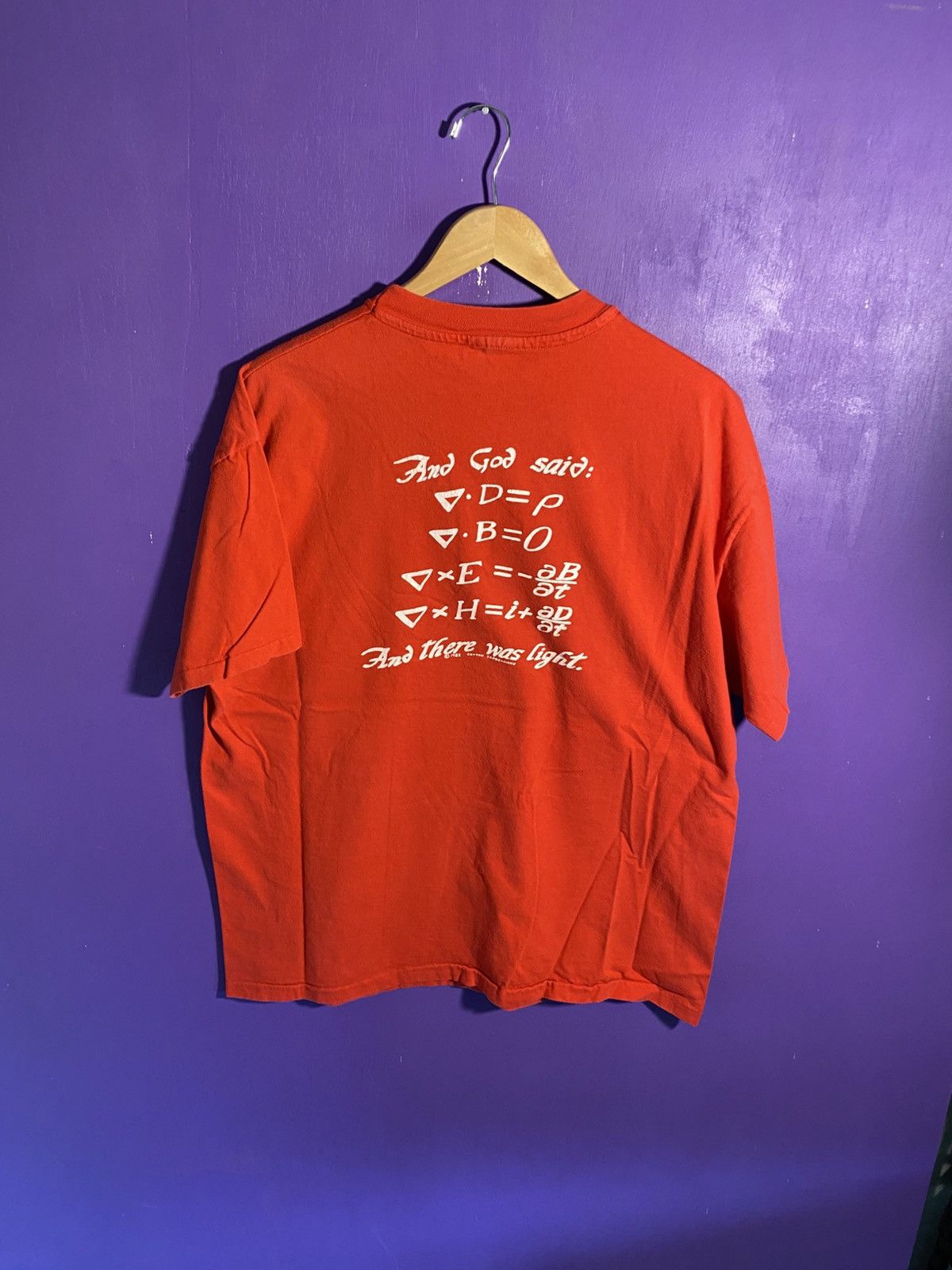 Other Vintage 90s and God said there was light science Jesus tee Size US XL / EU 56 / 4 - 2 Thumbnail