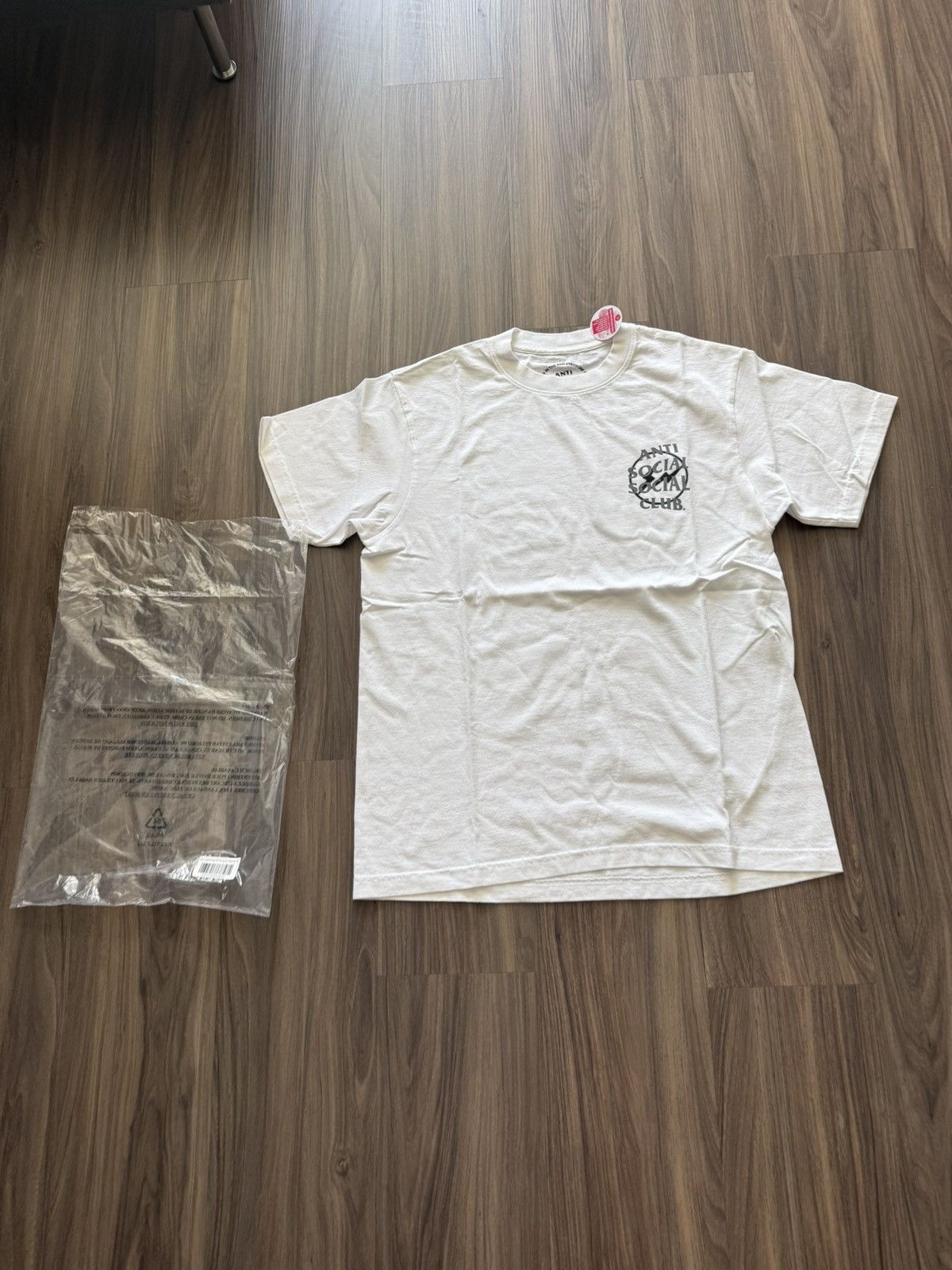 Anti Social Social Club x Fragment White Logo T-Shirt Size M