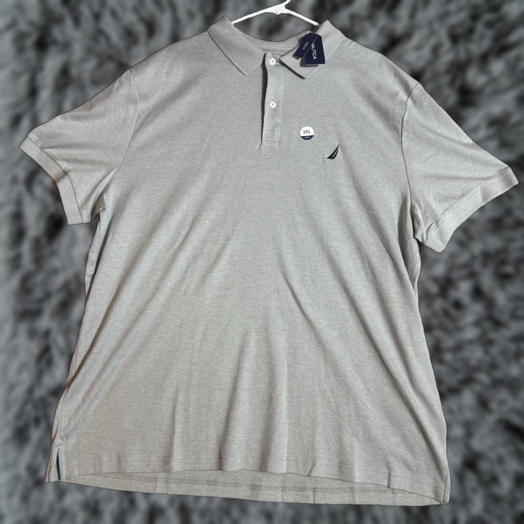 Nautica **Nautica Mens Preppy Polo Shirt Size 3XL Slim Fit Heathered** User: **Nautica Mens Preppy Polo Shirt Size 3XL Slim Fit Heathered** Size US XXL / EU 58 / 5 - 1 Thumbnail