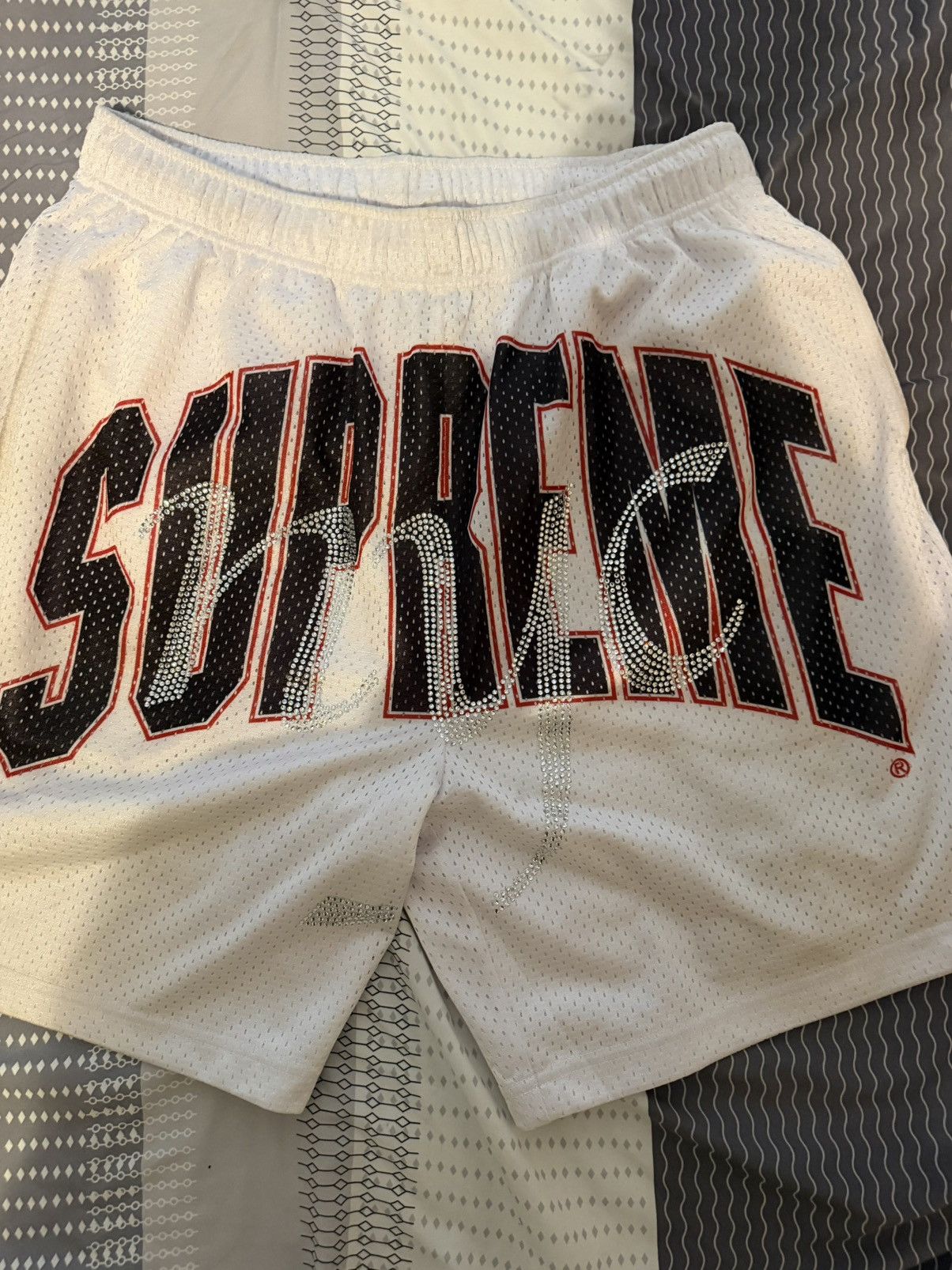 Supreme Supreme Michael Jackson Dangerous Mesh Short White