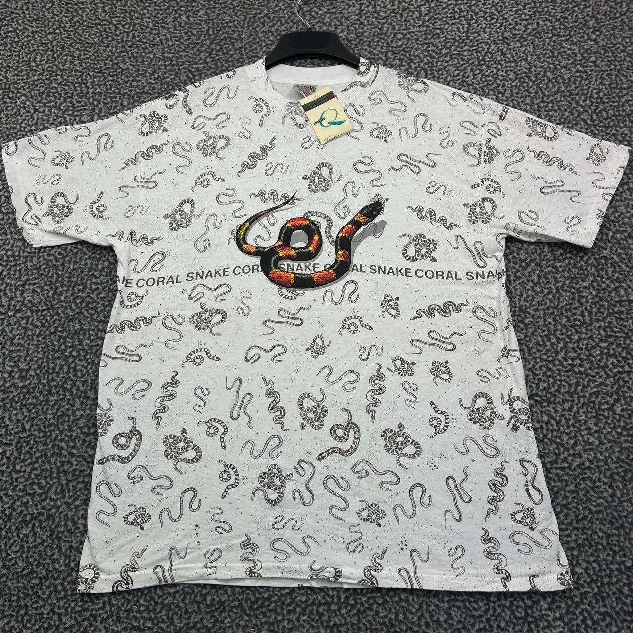 Other Vintage Coral Snake Shirt Men Oneita Short Sleeve Cotton XL Size US XL / EU 56 / 4 - 1 Thumbnail