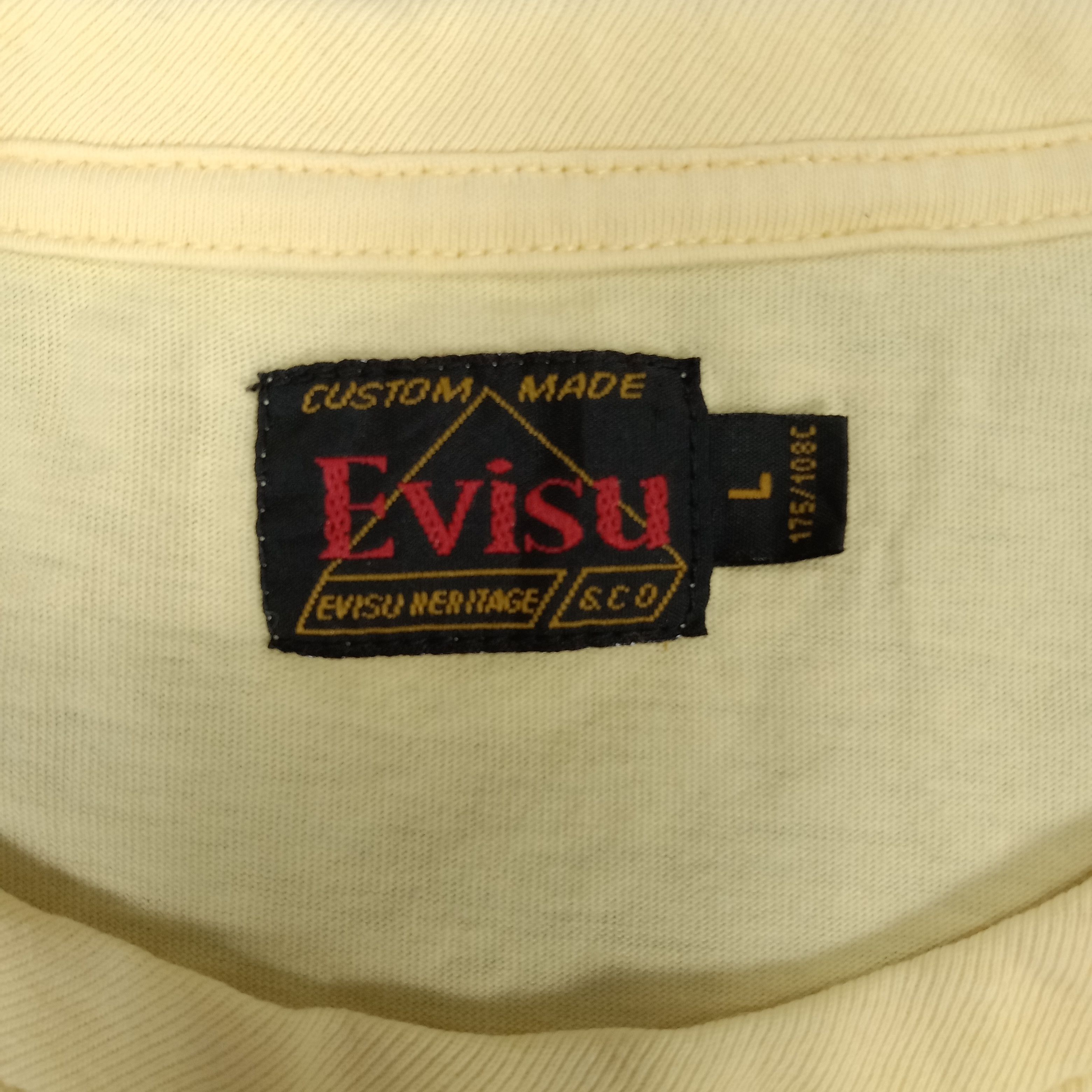 Evisu Japanese Brand Big Logo Tshirt