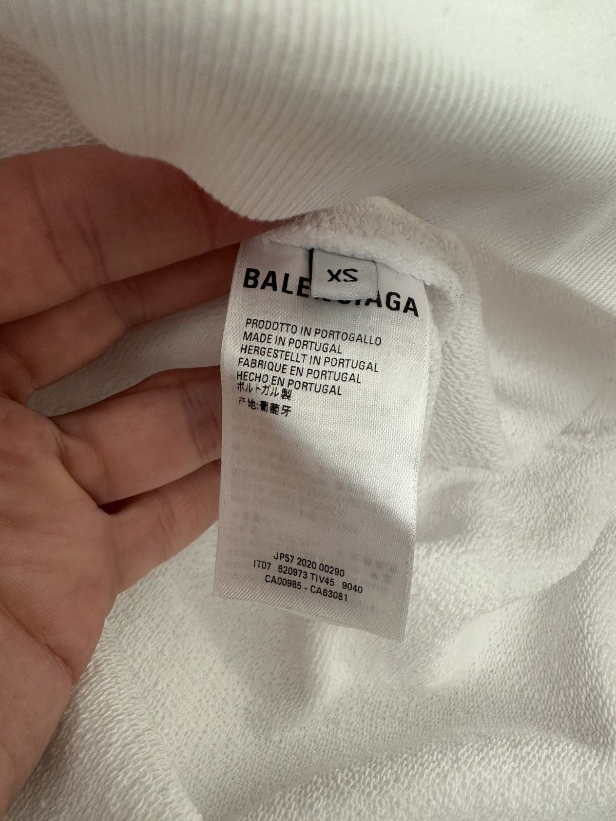 Balenciaga PARIS OLYMPICS EMBROIDERY HOODIE IN WHITE Size US XS / EU 42 / 0 - 14 Thumbnail