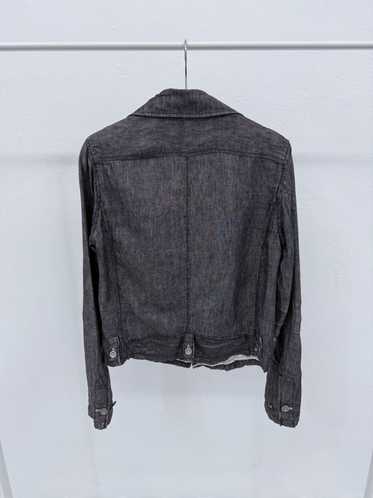 Beams Plus Vintage Distressed BEAMS Double Collar Denim Jacket Size S / US 4 / IT 40 - 11 Thumbnail
