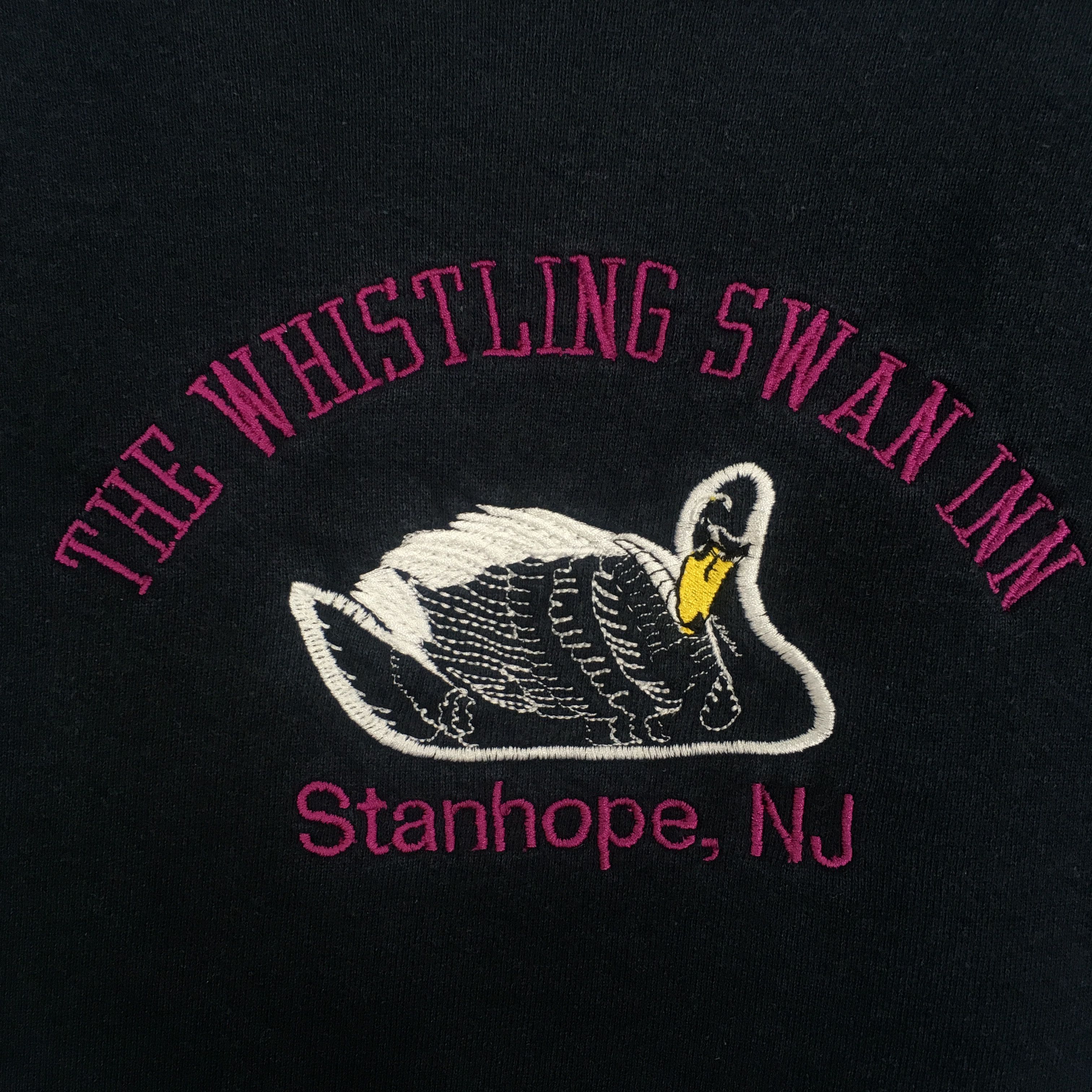 Lee Vintage 90's Swan Black Sweatshirt - 1387 Size US L / EU 52-54 / 3 - 4 Thumbnail