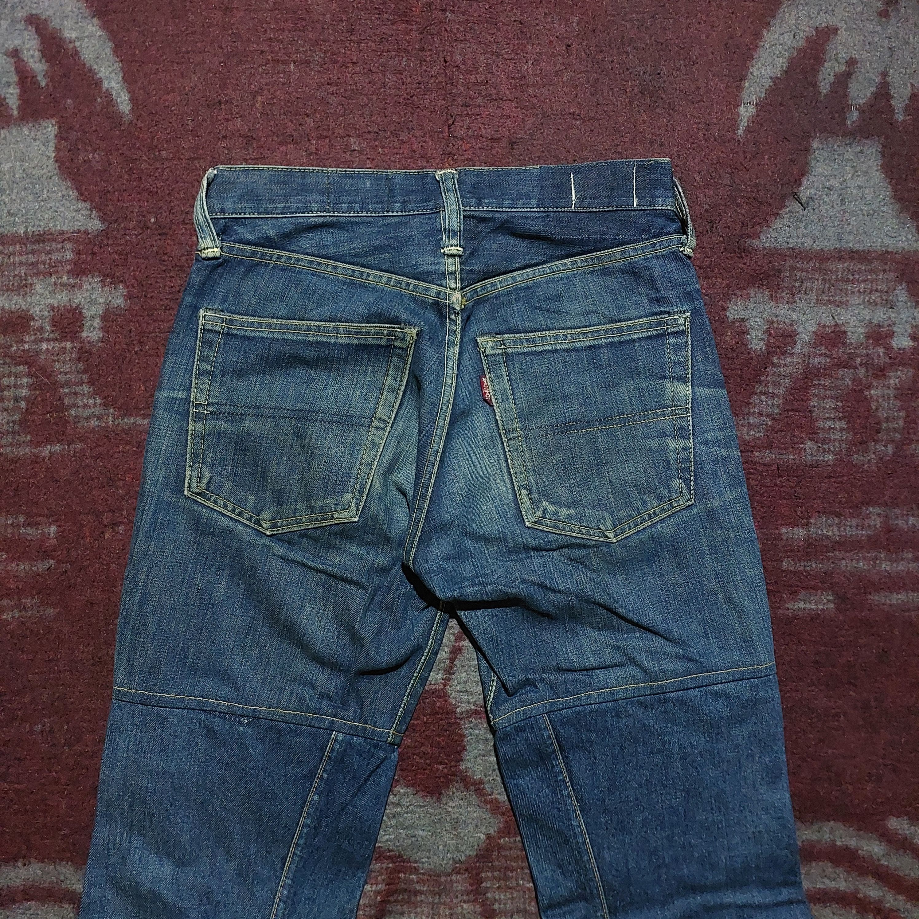 GOA Vintage Bigstone Genuine indigo denim bell bottom jeans Size US 28 / EU 44 - 4 Thumbnail